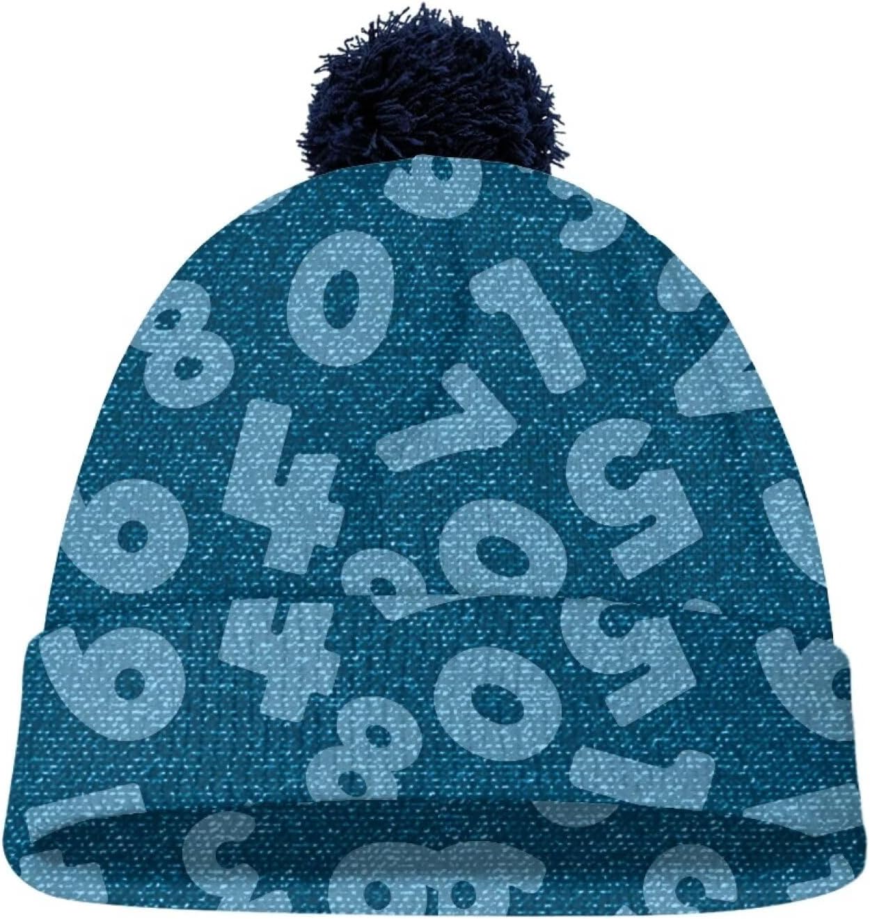 WARM Toddler Pompom Hat for Boys Girls