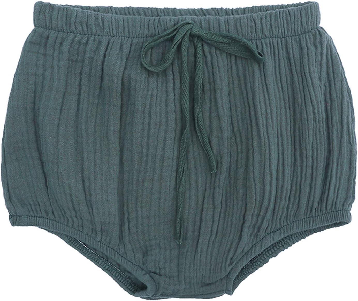 Kapsrqst Unisex Cotton Linen Shorts for Kids