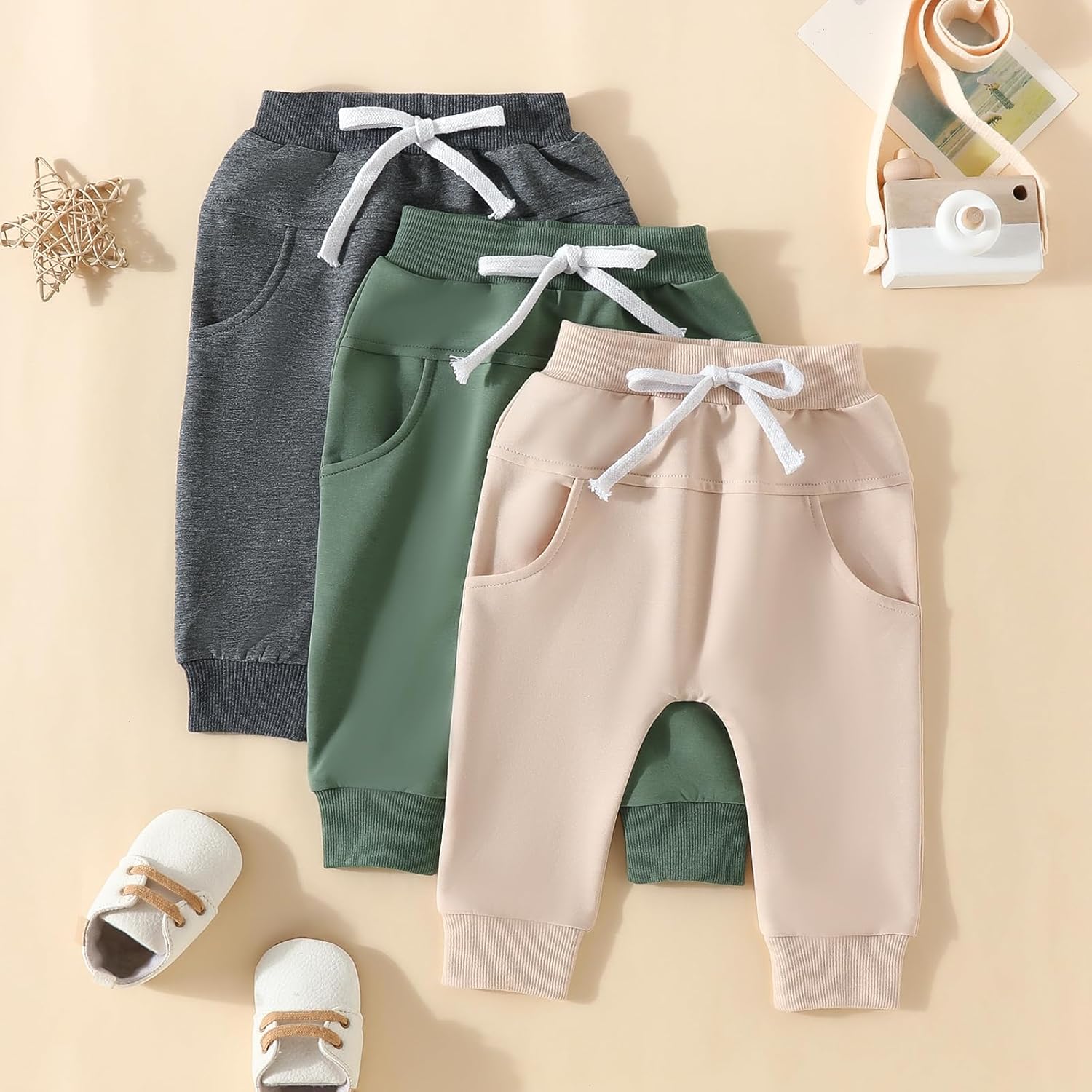 Perfect Fall Pants for Boys 3-Pack Soft Comfy and Functional