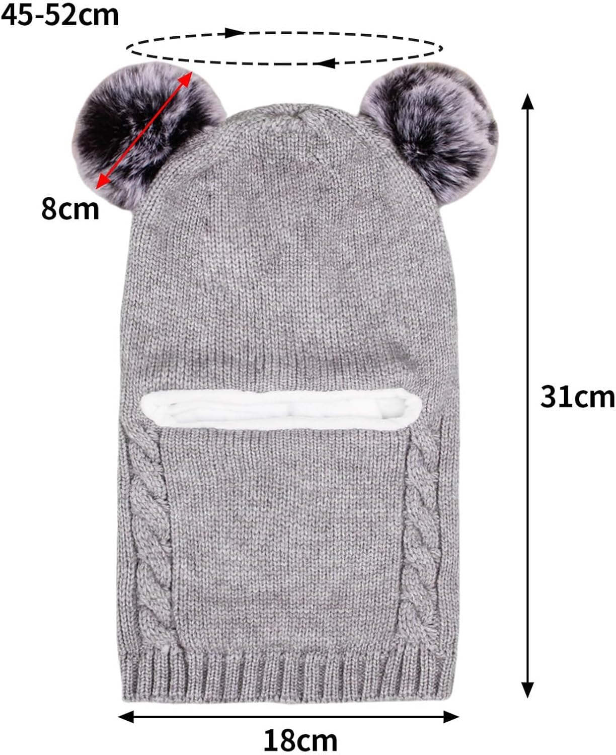 Warm Winter Hats Scarves for Kids