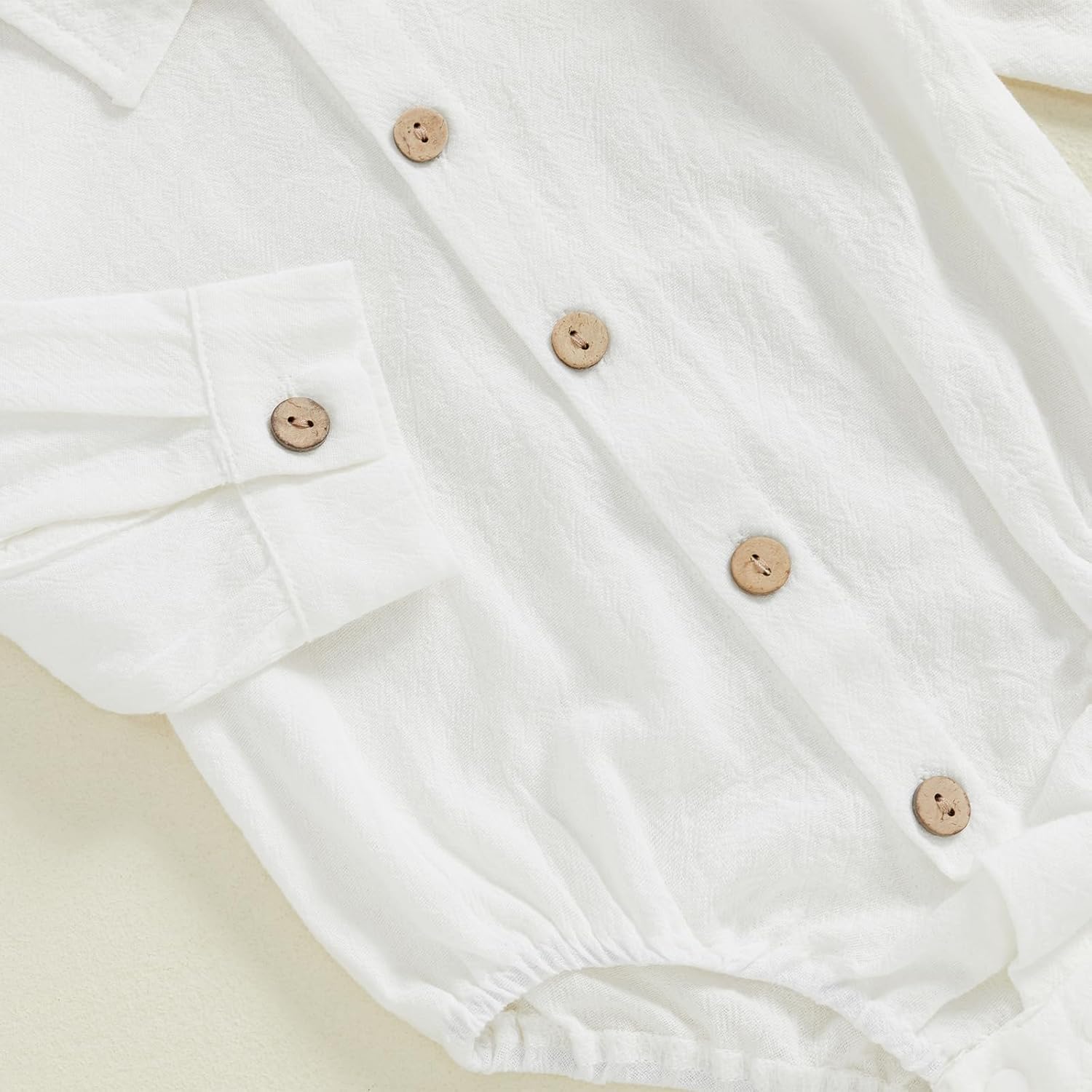 Newborn Baby Boy Bowtie Romper Set with Owsl Overalls