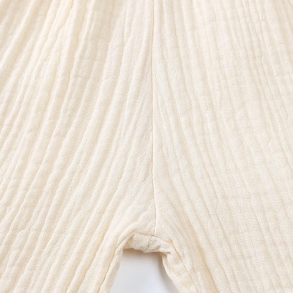 Comfort Style Cotton Linen Trousers for Kids