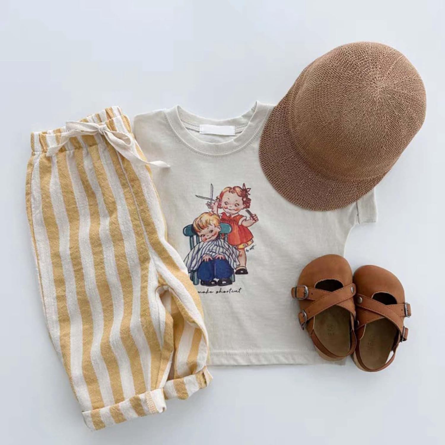 Boys Cotton Linen Harem Bloomers for Toddler