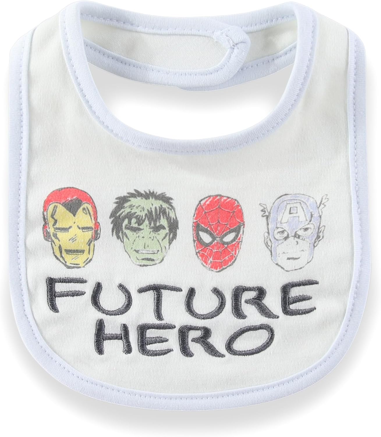 Marvel Avengers Baby Boys Bodysuit and Pants Set with Bib 1