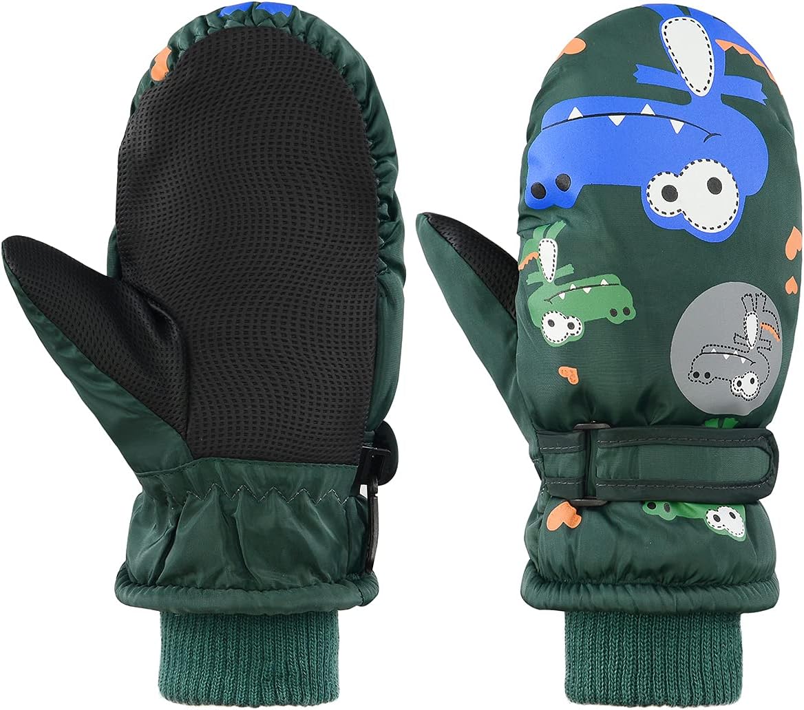 Warm Winter Lined Toddler Mittens