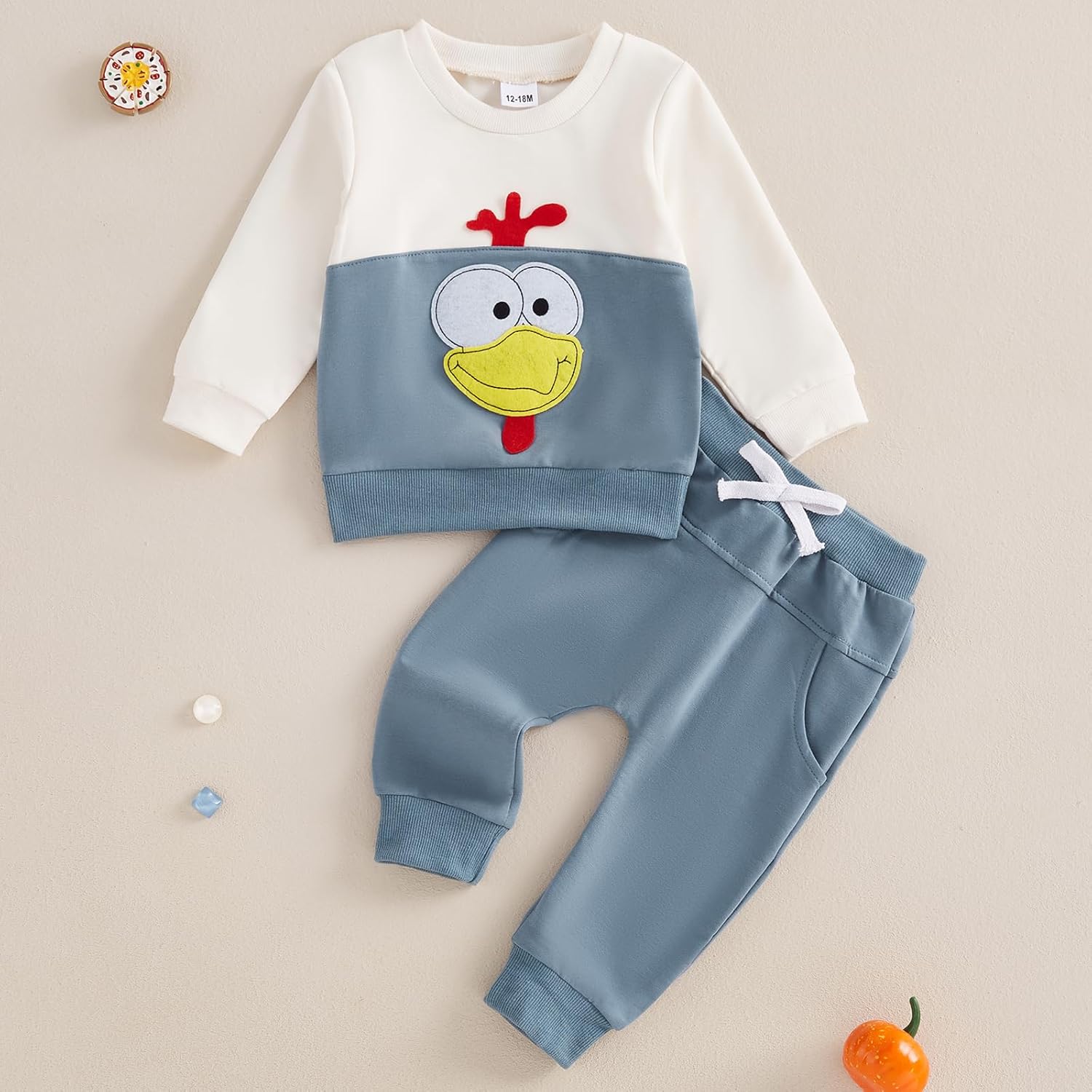 Amnnchya Toddler Thanksgiving outfits set