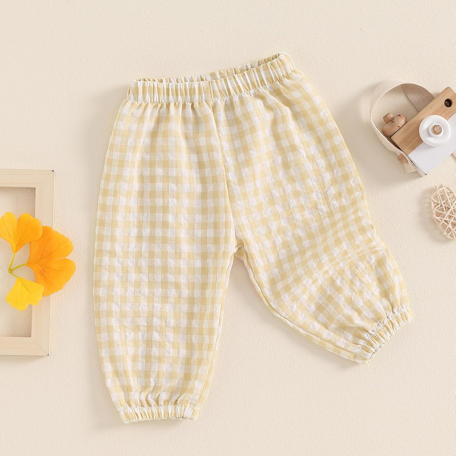 Cotton Plaid Harem Pants for Toddler Infant