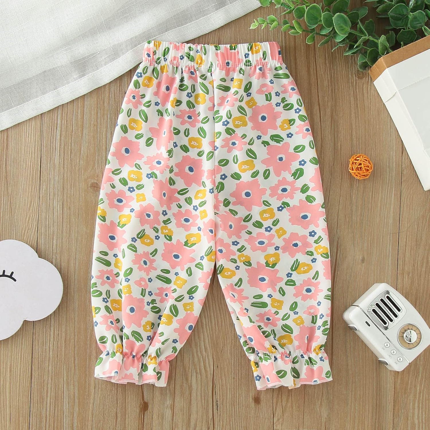 Cheerful Floral Cotton Bloomers for Toddler Boys and Girls
