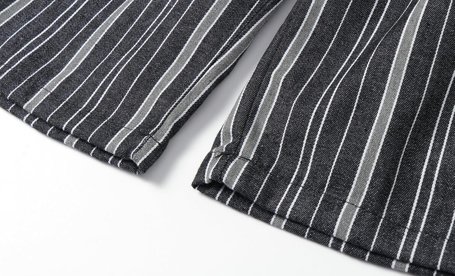 LittleSpring Boys Girls Striped Wide Leg Pants for Kids