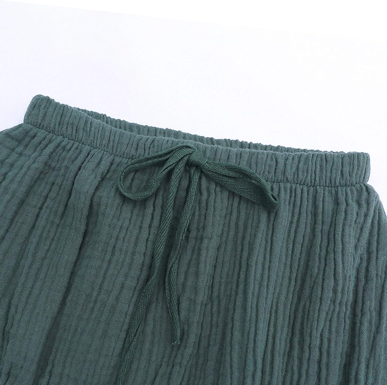 Kapsrqst Unisex Cotton Linen Shorts for Kids