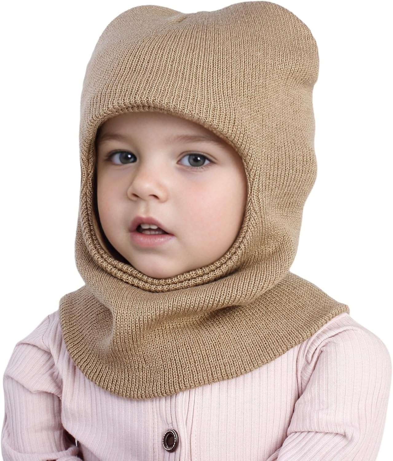 Adjustable Thermal Baby Winter Hat with Holster for Toddlers