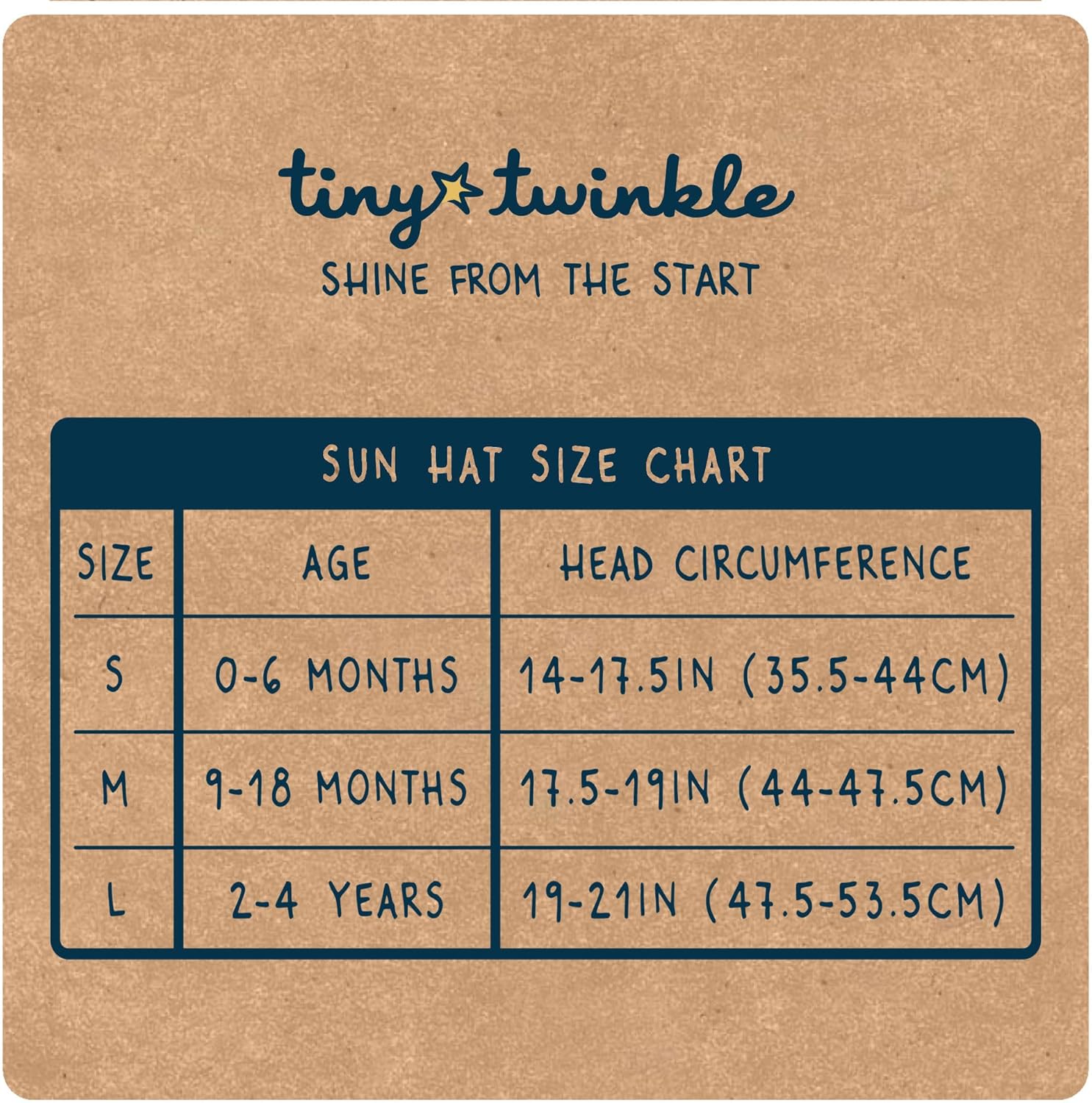 Tiny Twinkle Sun Protection Baby Flap Hat with UPF 50