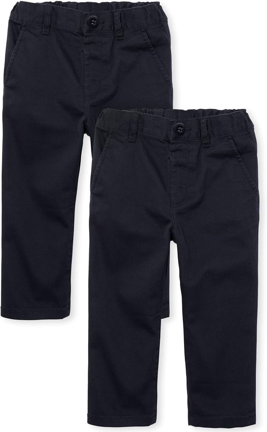 The Childrens Place Baby Boys 2-Pack Uniform Chino Pants