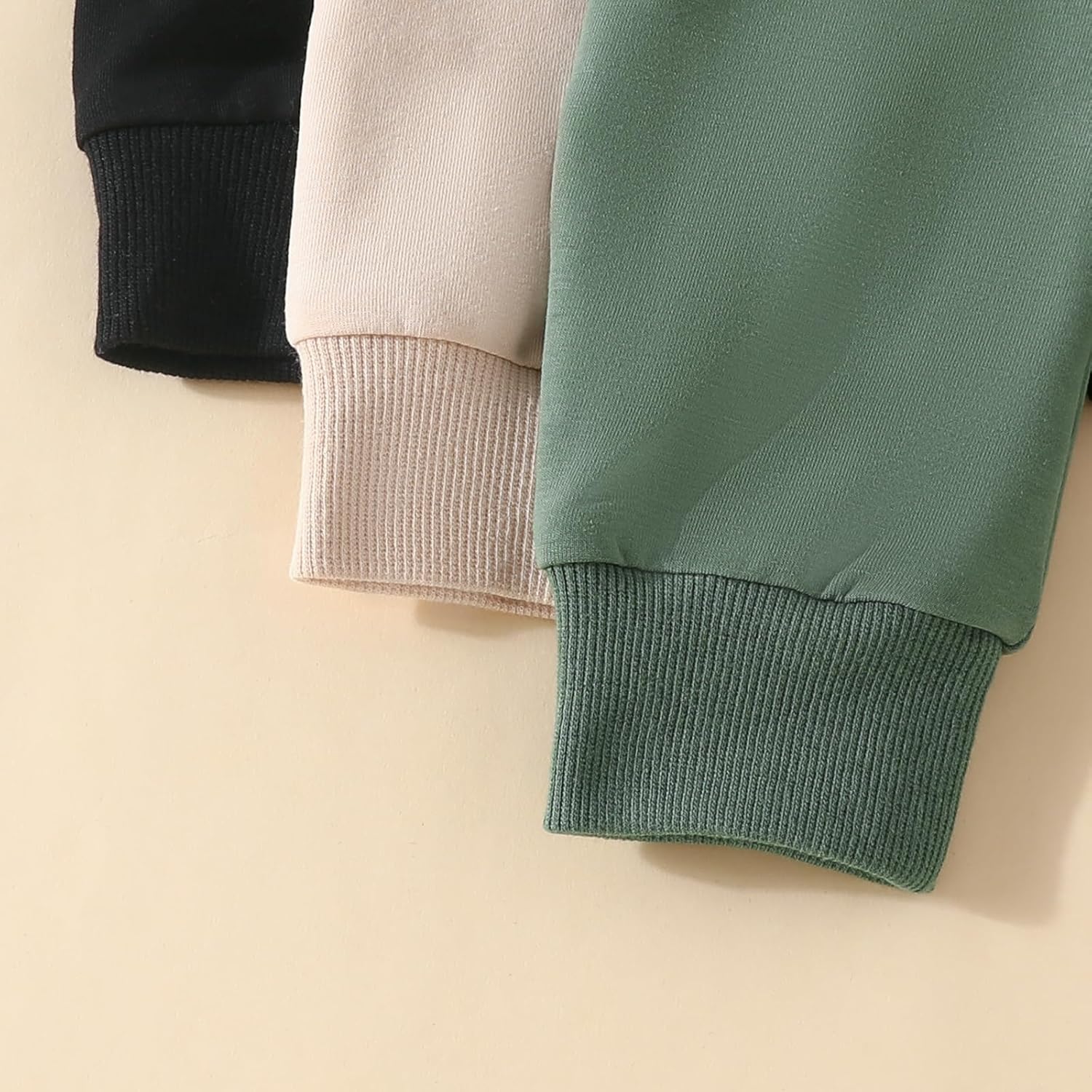 Baby Boys Sweatpants 3 Pack Solid Elastic Waist Jogger Pants Fall Winter printlns