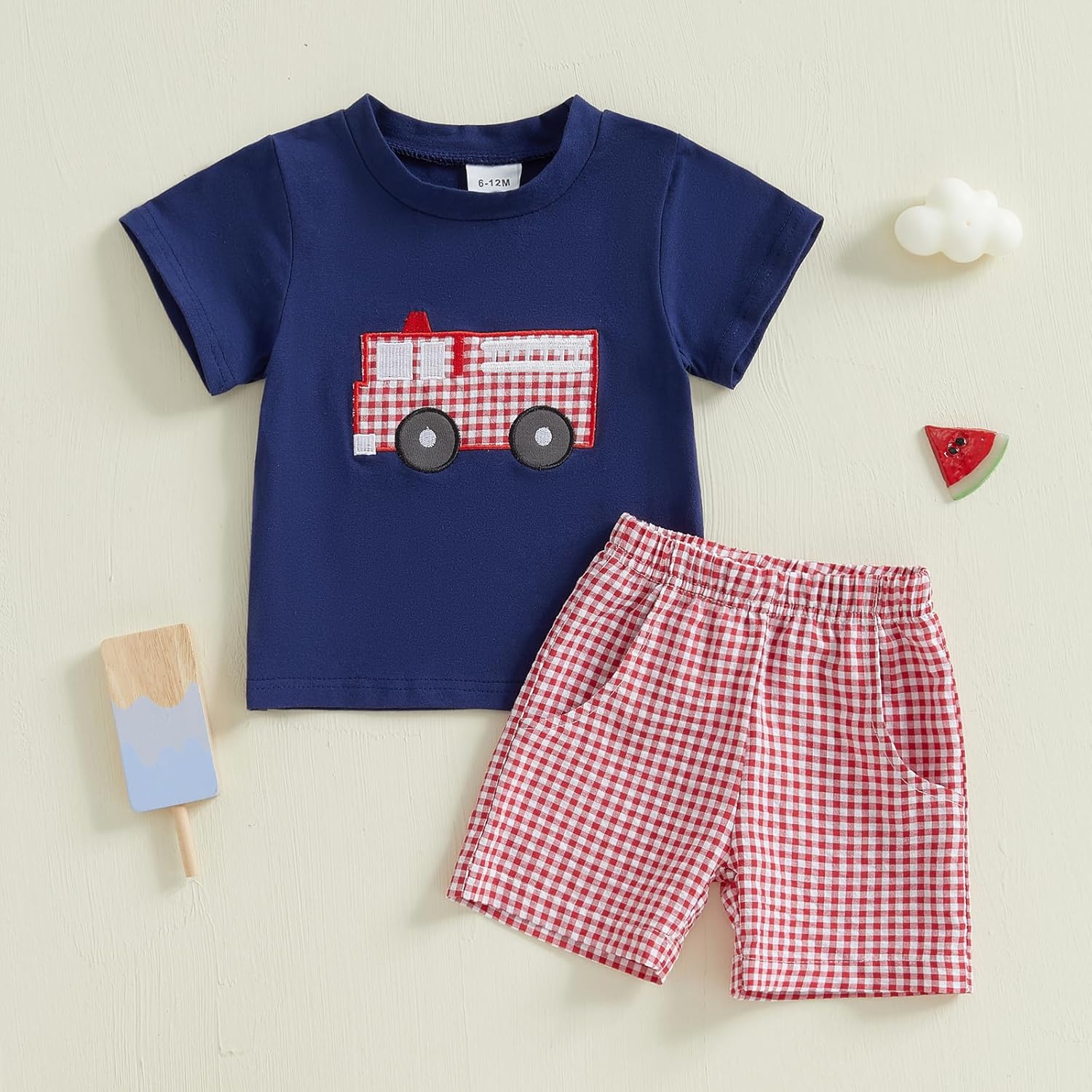 Fire Truck ASN 3 Participating Toddler Tallies 2-Piece Set