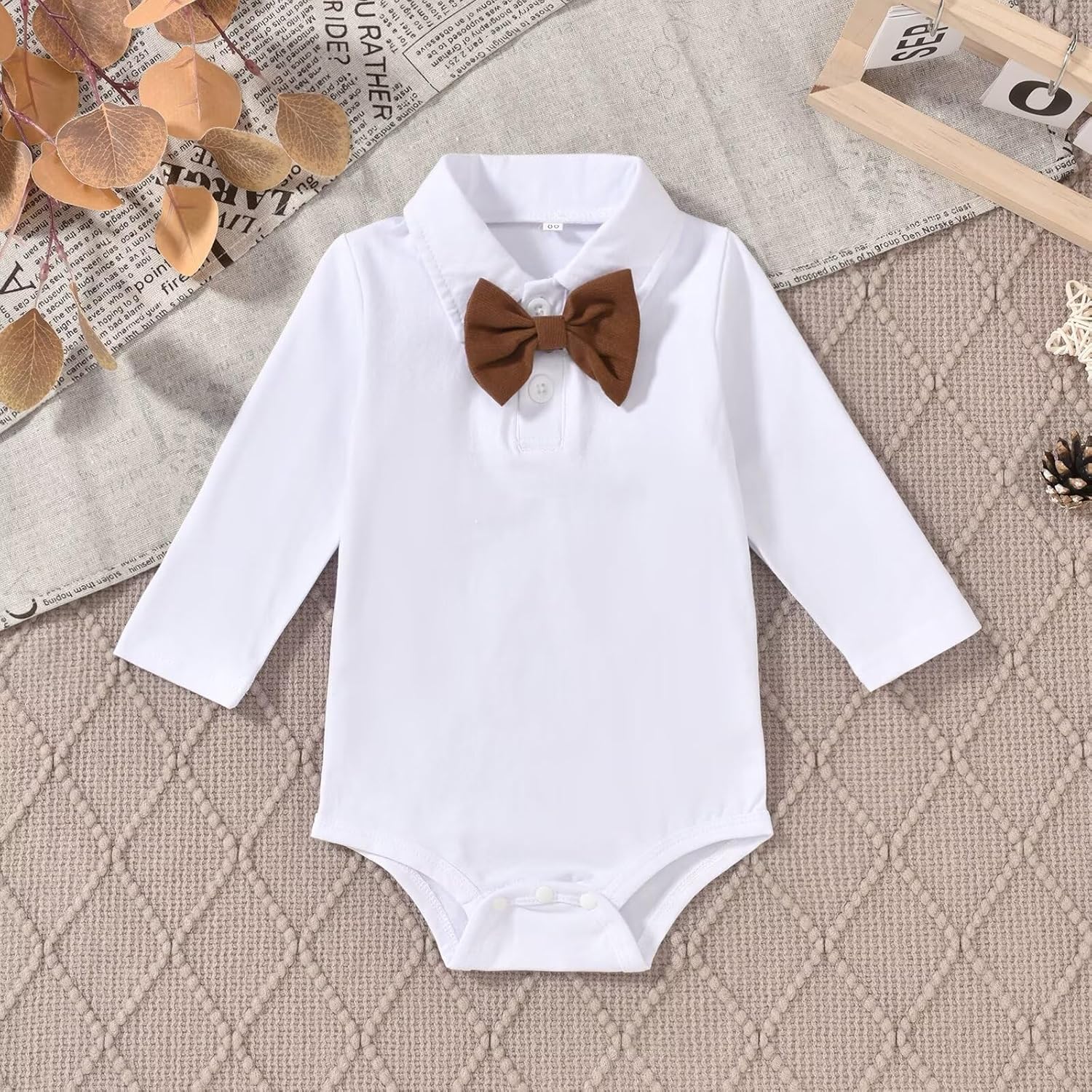 Romper Set for Boys Gentleman Set 0-24 Months
