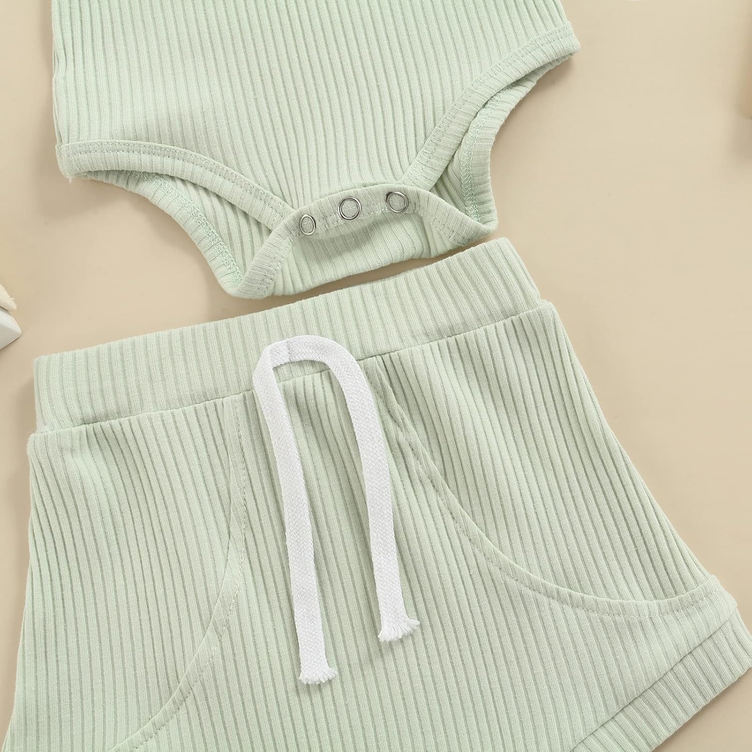 Premium Comfort Baby Ribbed Clothes Set