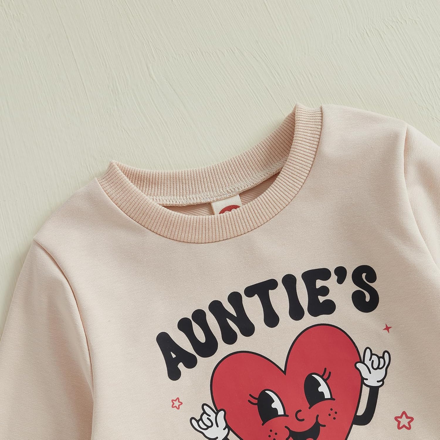 Canis toddler boys Valentines Day sweatshirt and jogger pants set
