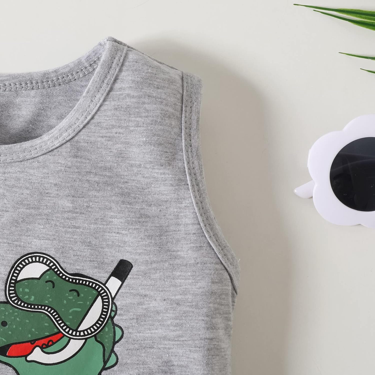 Adorable Summer Outfit for Babies Dinosaur Vest More