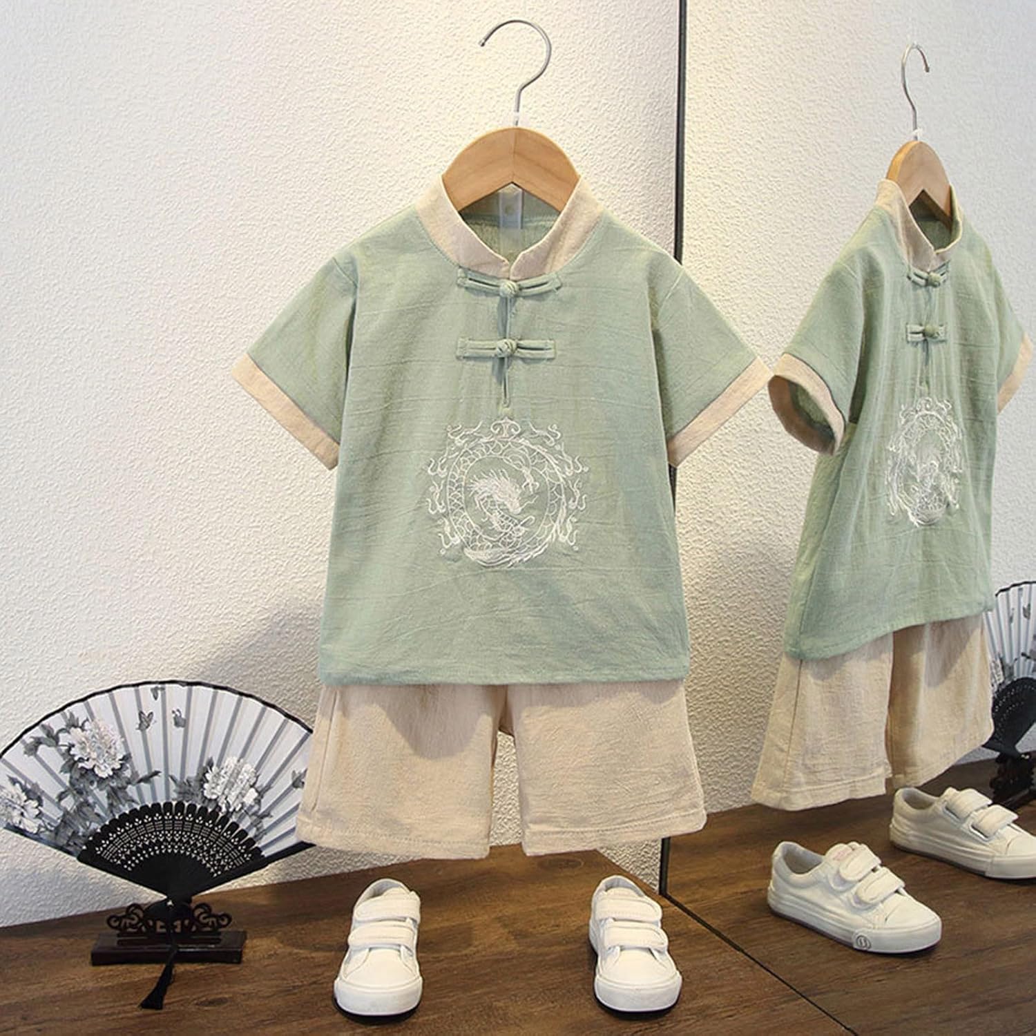 Generic Toddler Boys Chinese Tang New Year Clothing Outfit