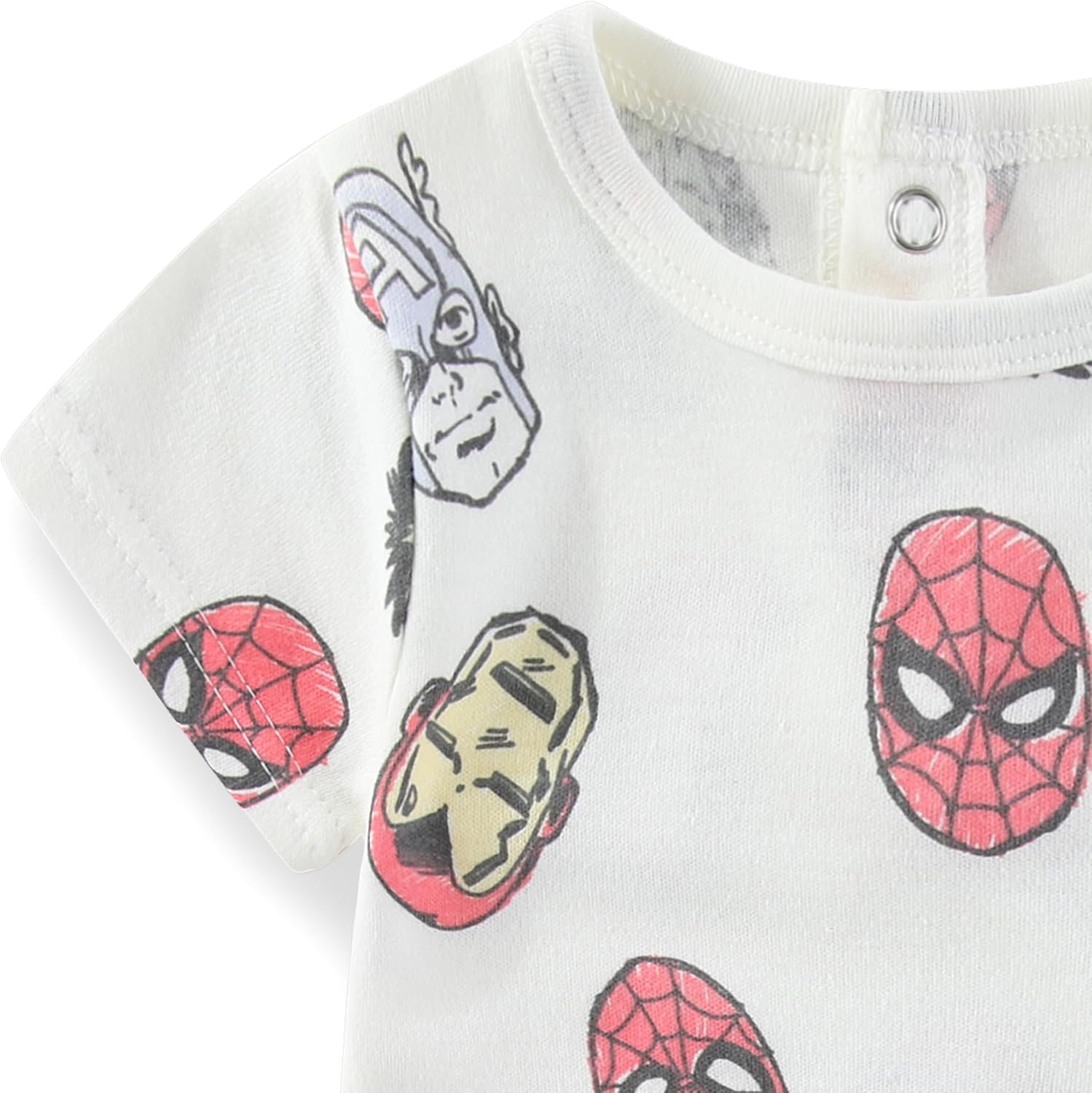 Marvel Avengers Baby Boys Bodysuit and Pants Set with Bib 1
