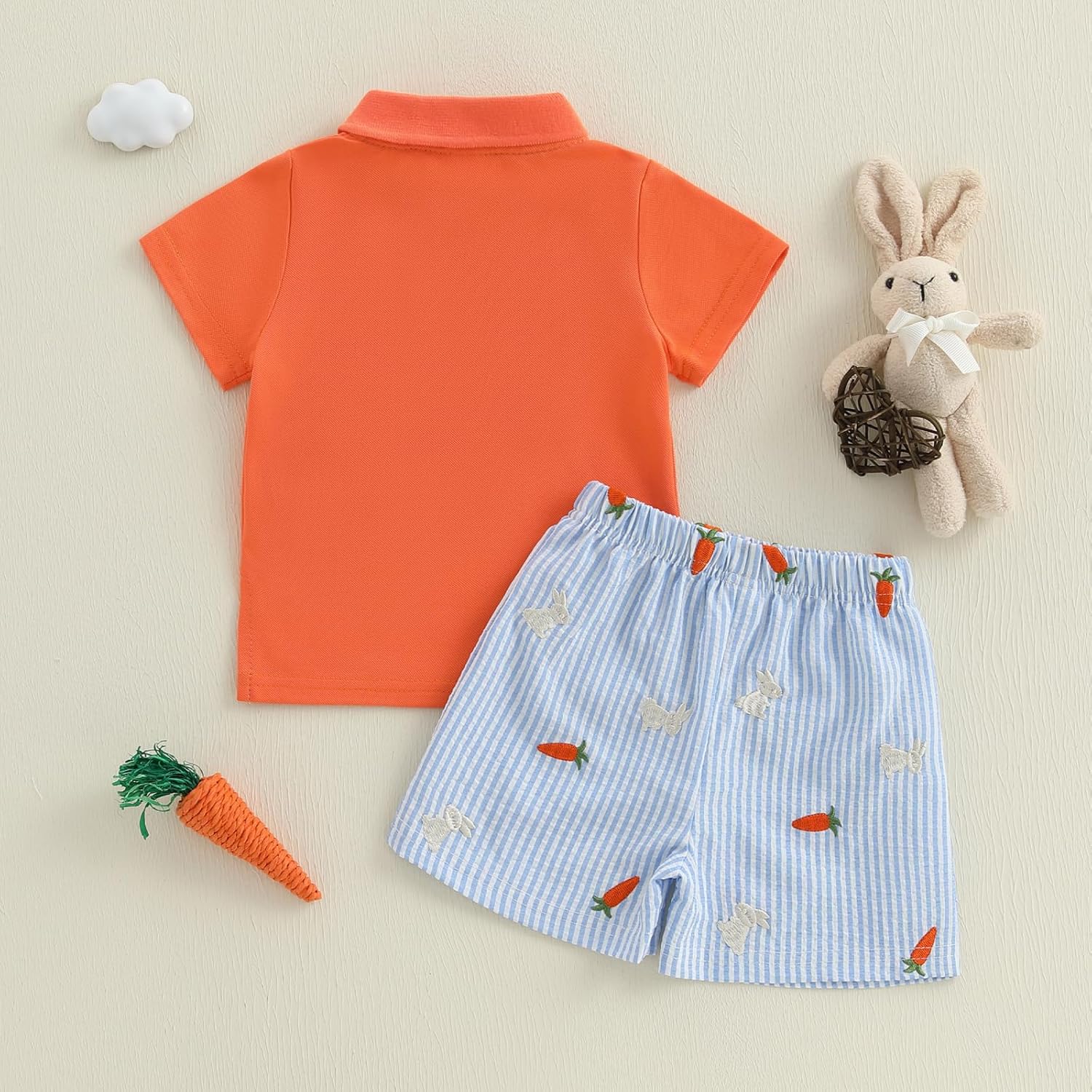 SAYOO Toddler Boy Easter Outfit