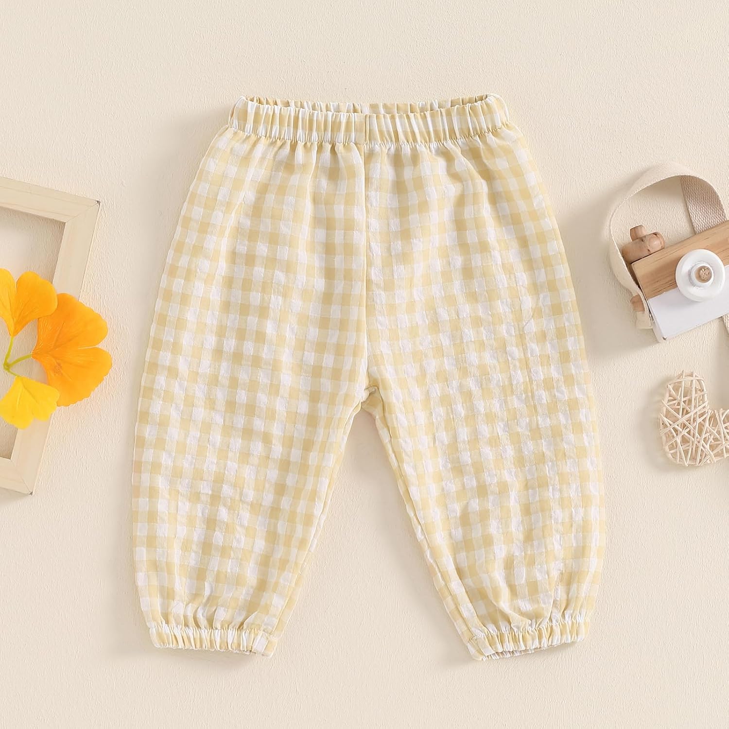 Cotton Plaid Harem Pants for Toddler Infant