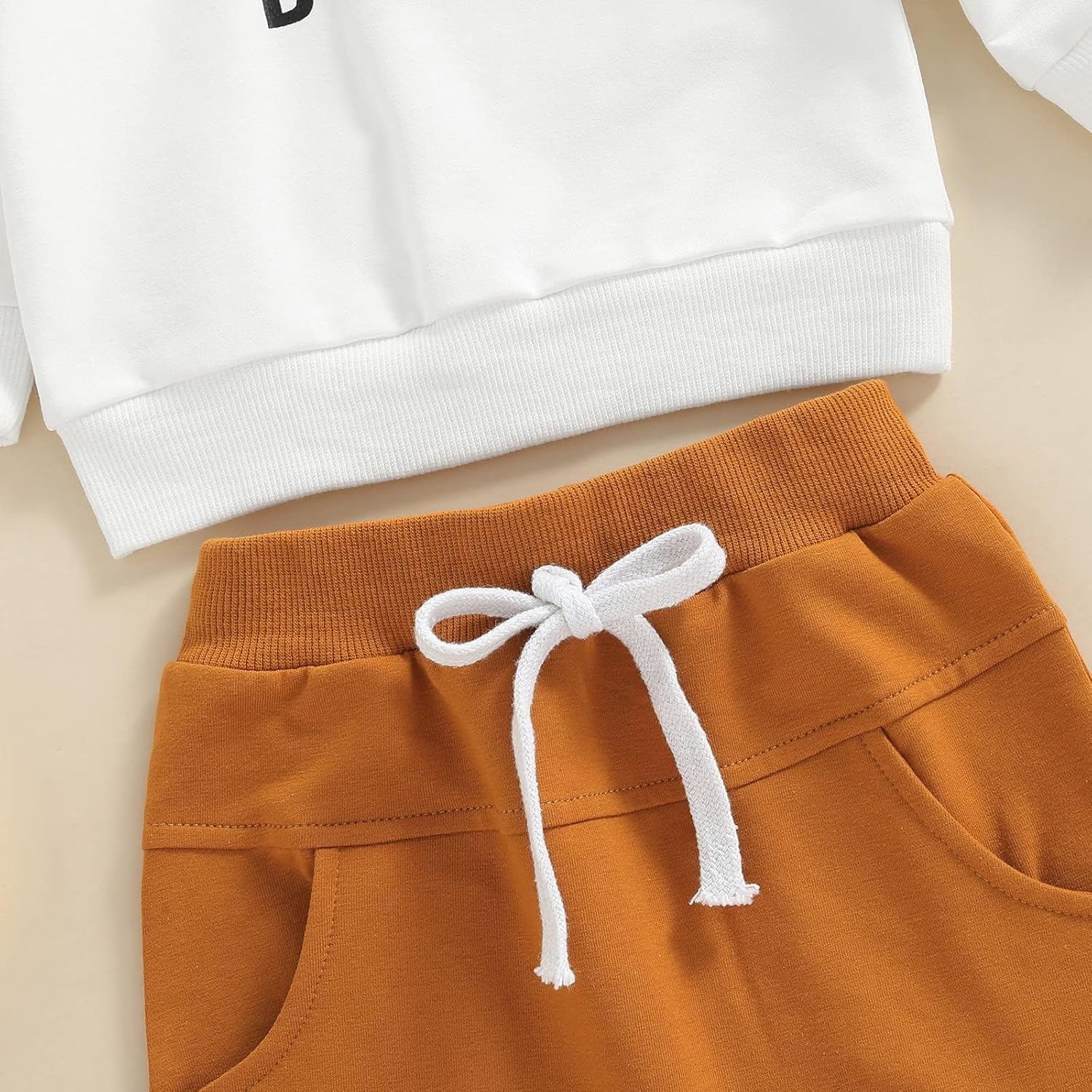 Murnouche Toddler Fall Winter Boys Crewneck Sweatshirt Joggers Set