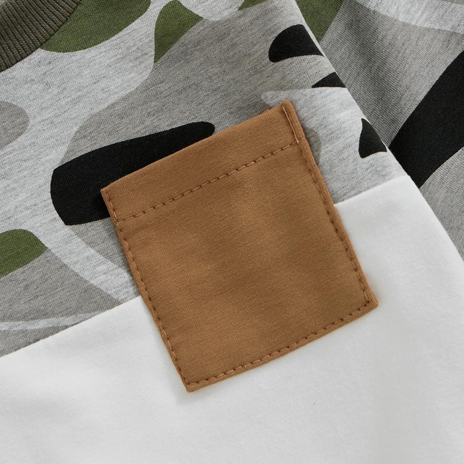 Pudcoco Toddler Fall Winter Camouflage outfit