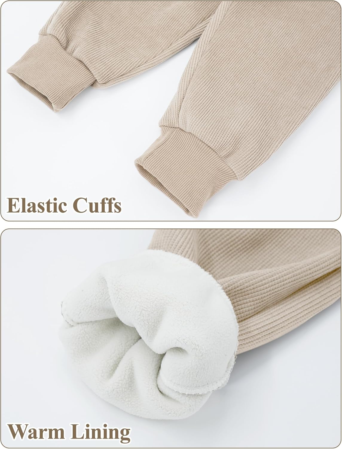 Comfortable Thermal Jogger Pants for Kids