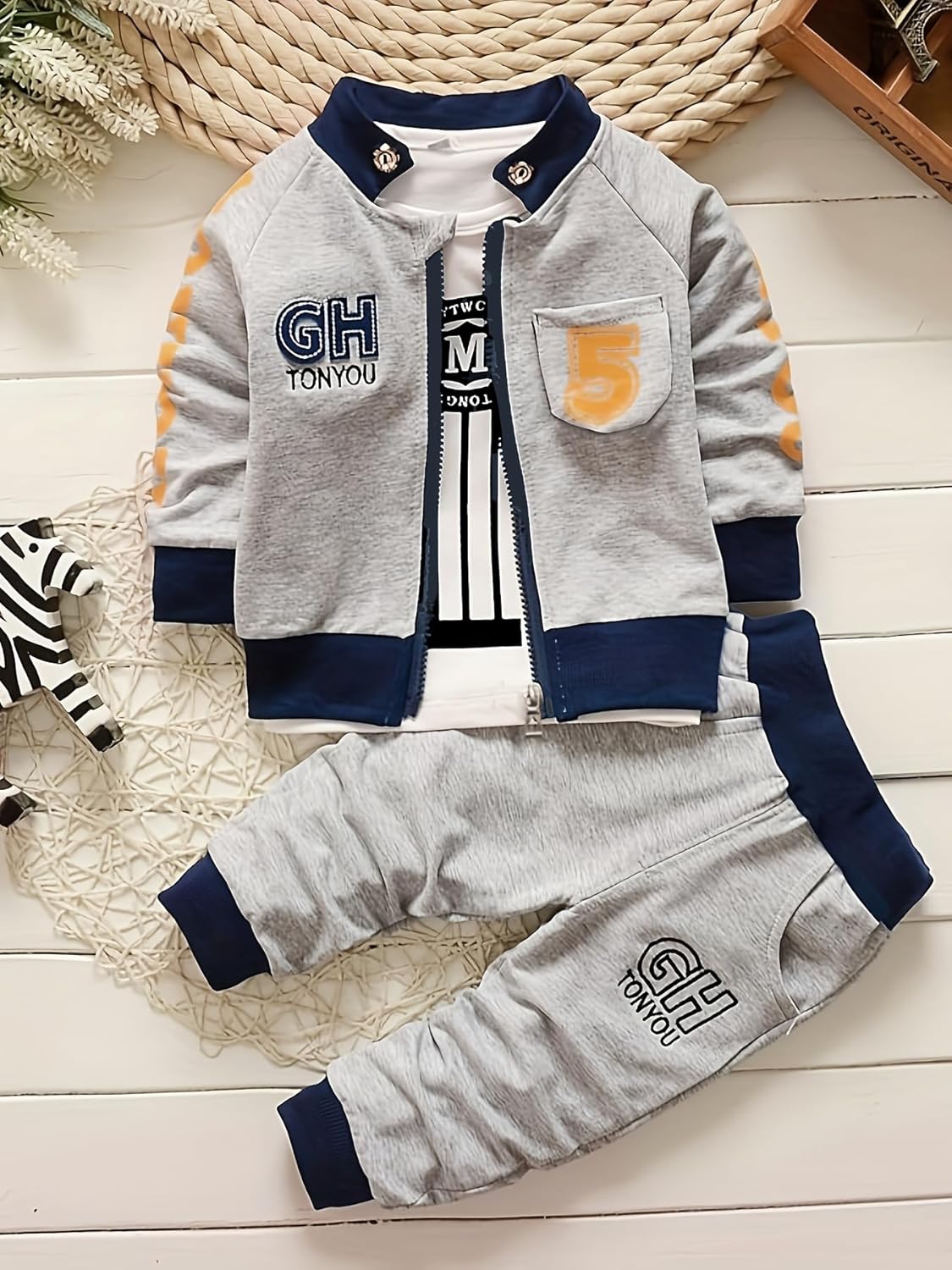 YIKIURL Baby Boy Clothing Set Light Comfy 1-5 Year