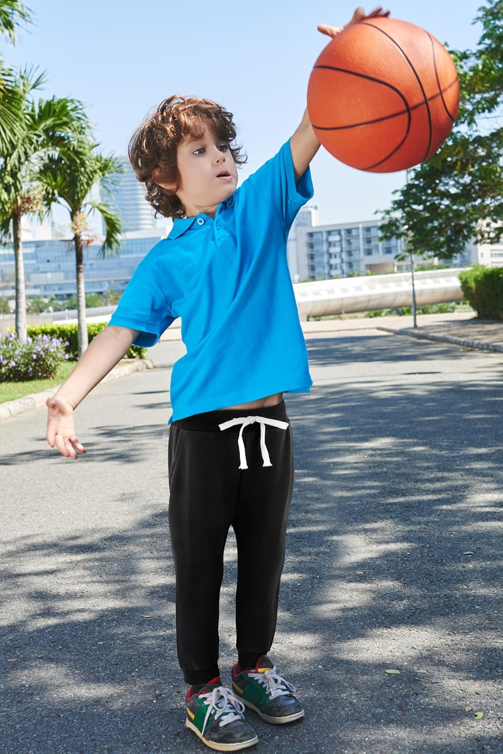 Resinta 3 Pack Toddler Boy Sweatpants with Pockets