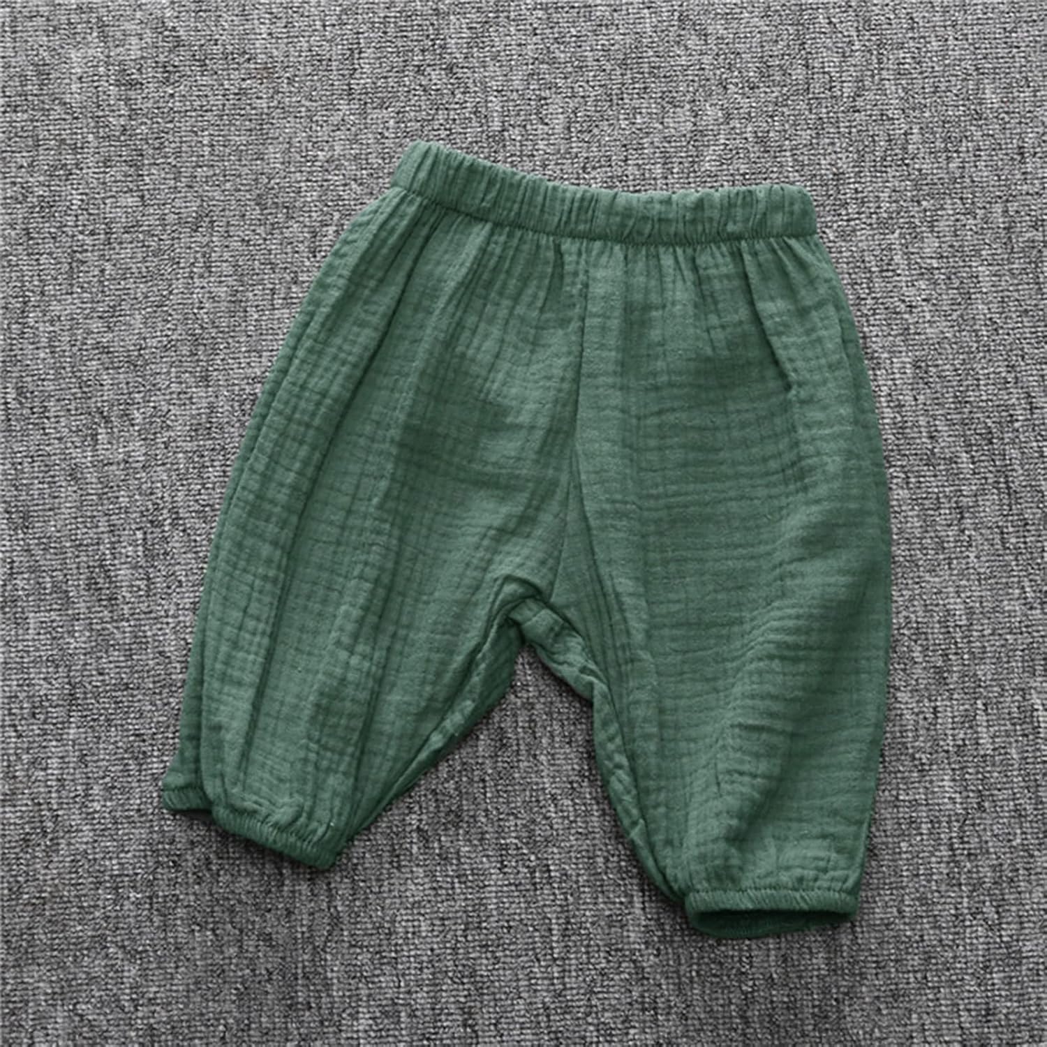 Toddler Cotton Linen Harem Pants for Spring Fall Summer