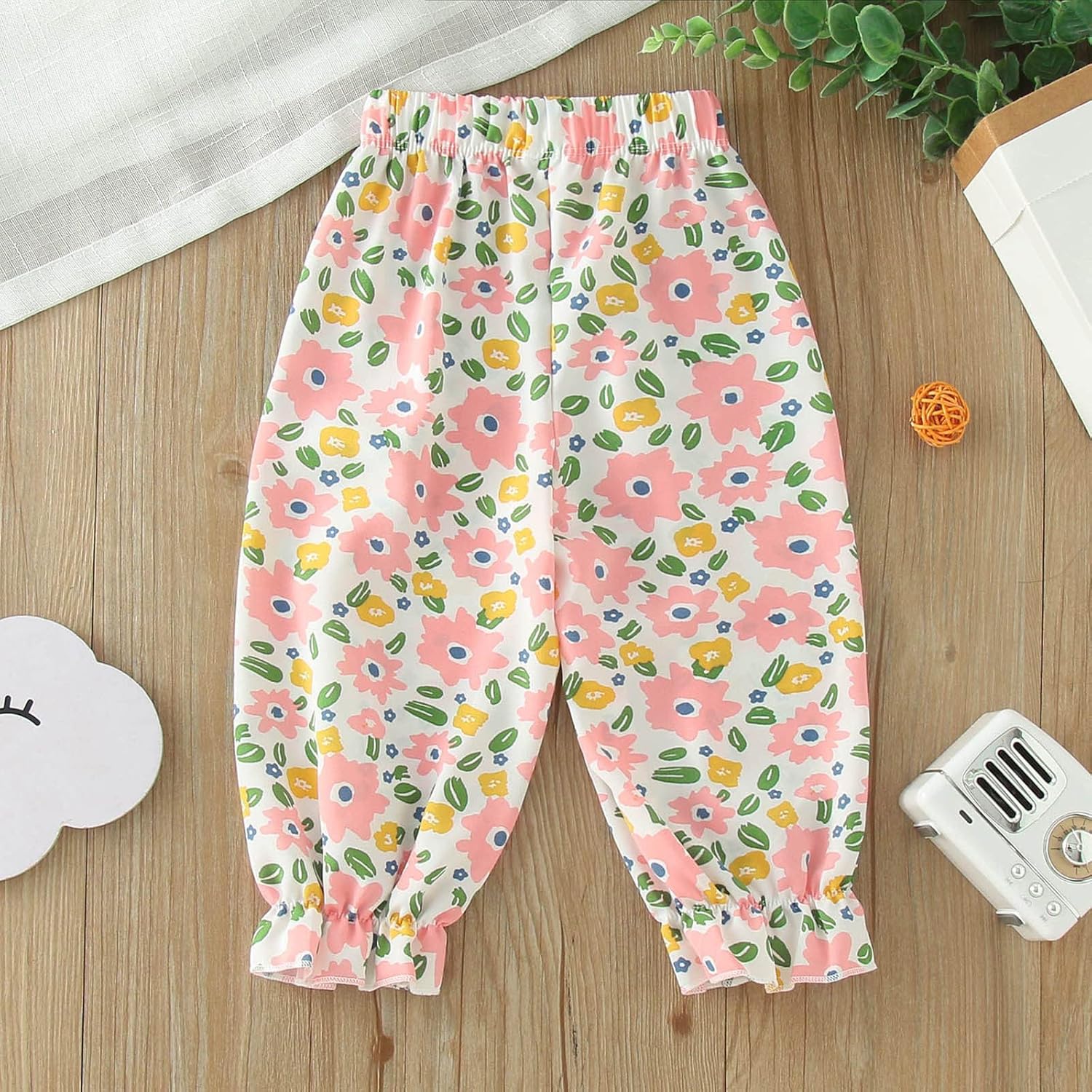 Cheerful Floral Cotton Bloomers for Toddler Boys and Girls