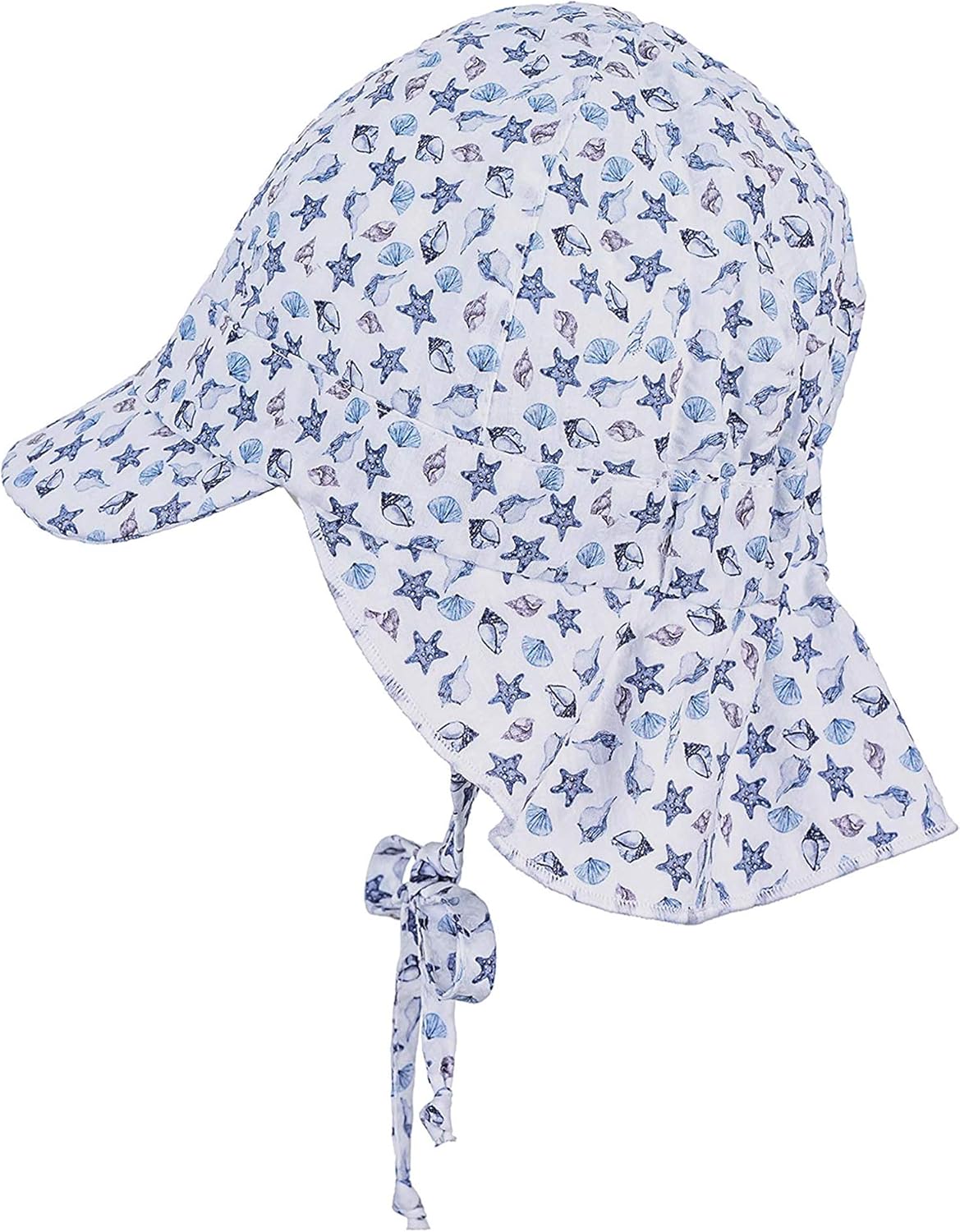 Sterntaler Baby Boys Peaked Cap with Neck Protection