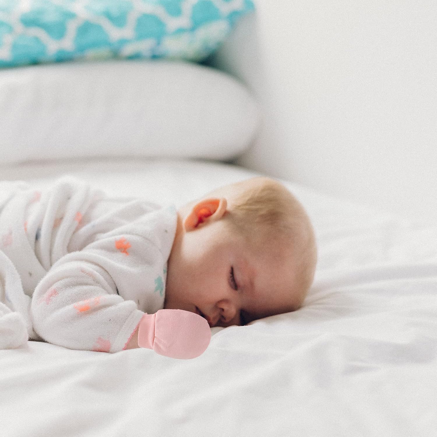 Perfect for Newborns Soft Cotton No Scratch Mitten for Babies