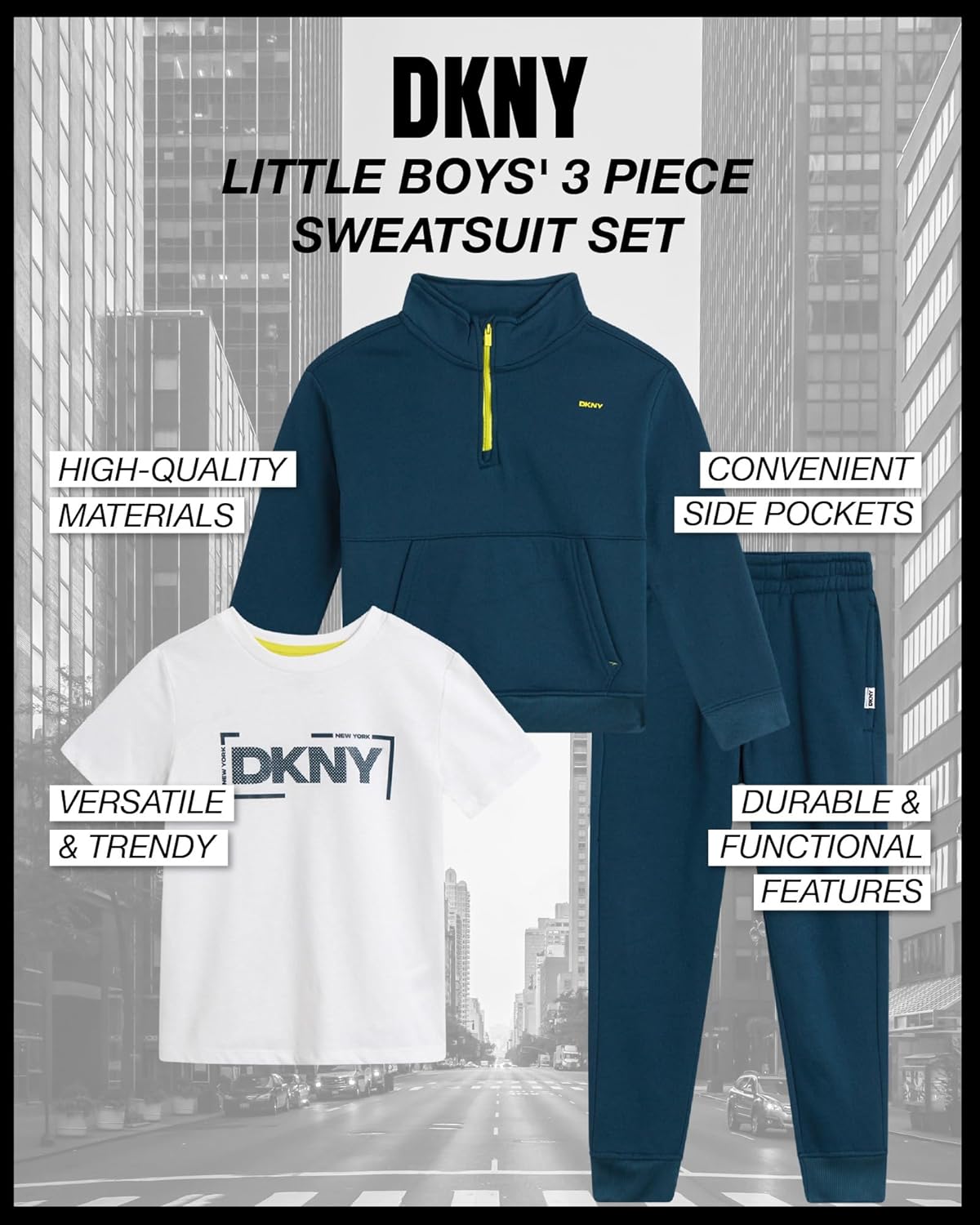 Stylish 3-Piece Toddler Set