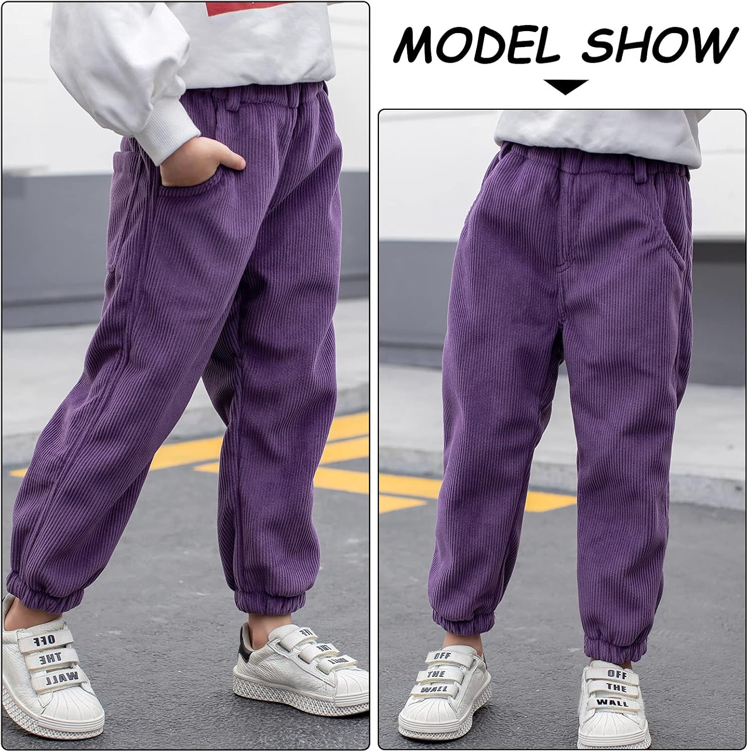 Happy Cherry Kids Corduroy Harem Pants 4-9 Years