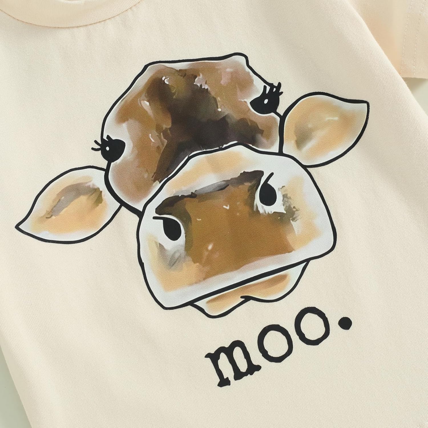 Country Farm Animal Outfit Infant Toddler Boys 2-Piece Set