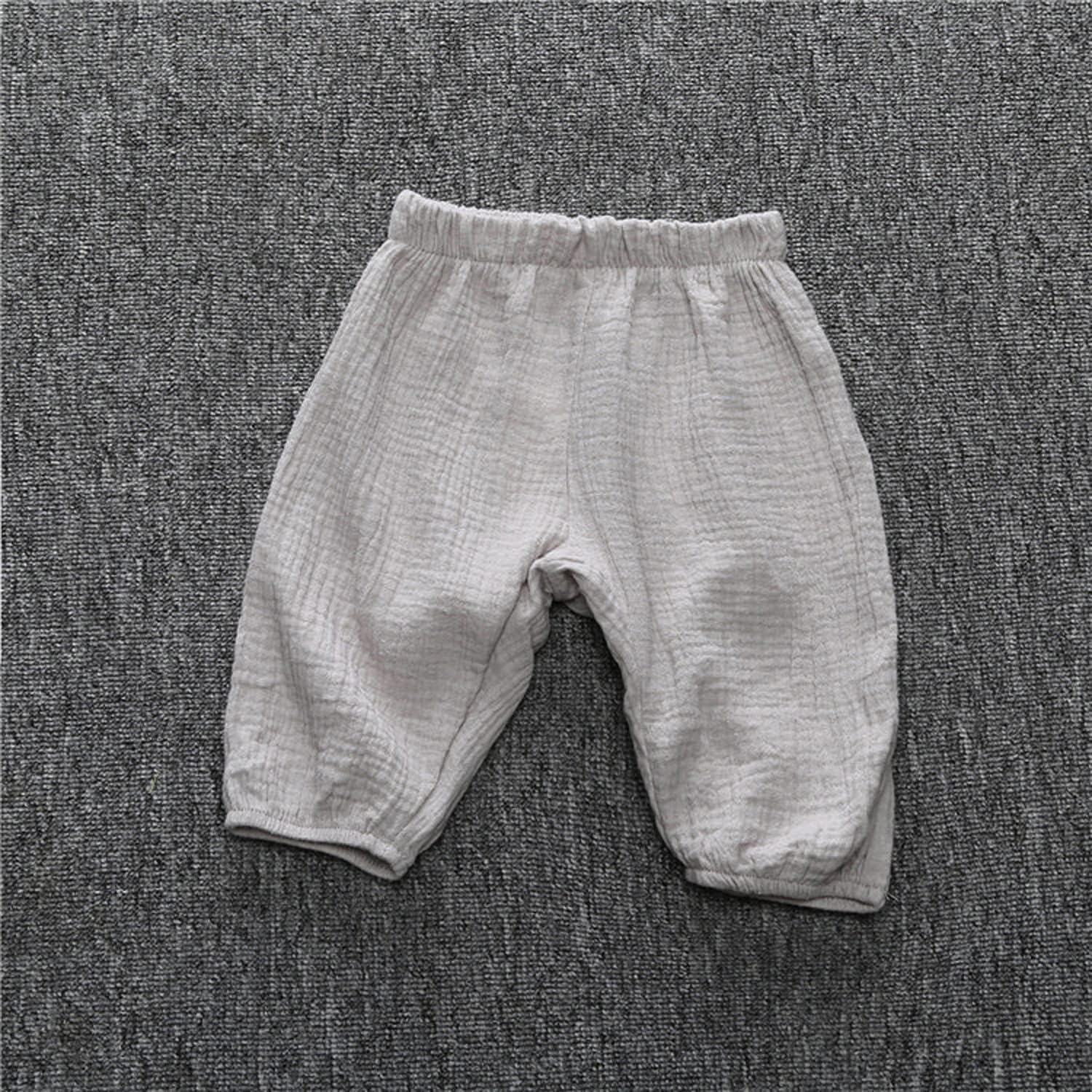 Stretchy Casual Cotton Pants for Toddler Boys Girls