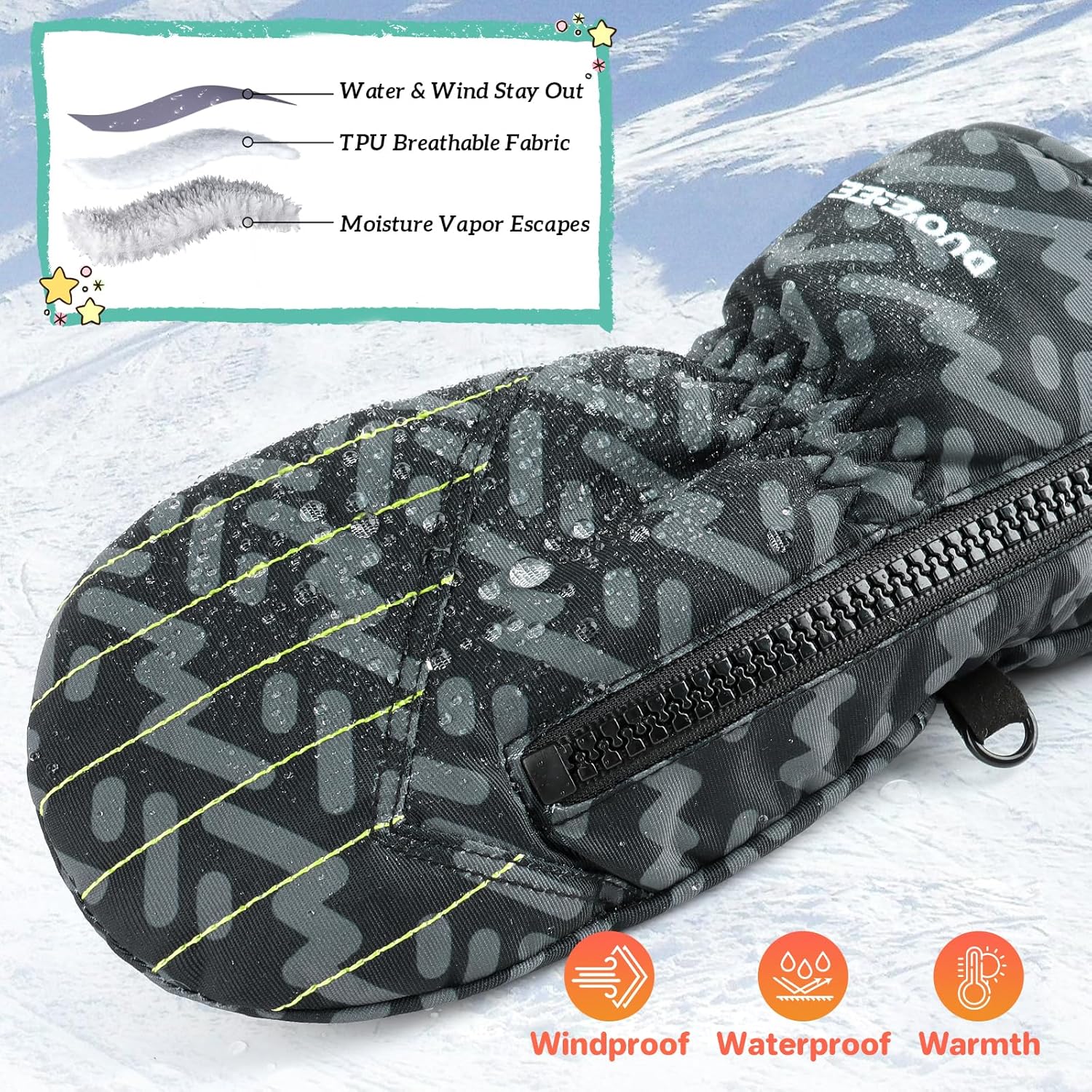 Waterproof Winter Gloves for Toddlers