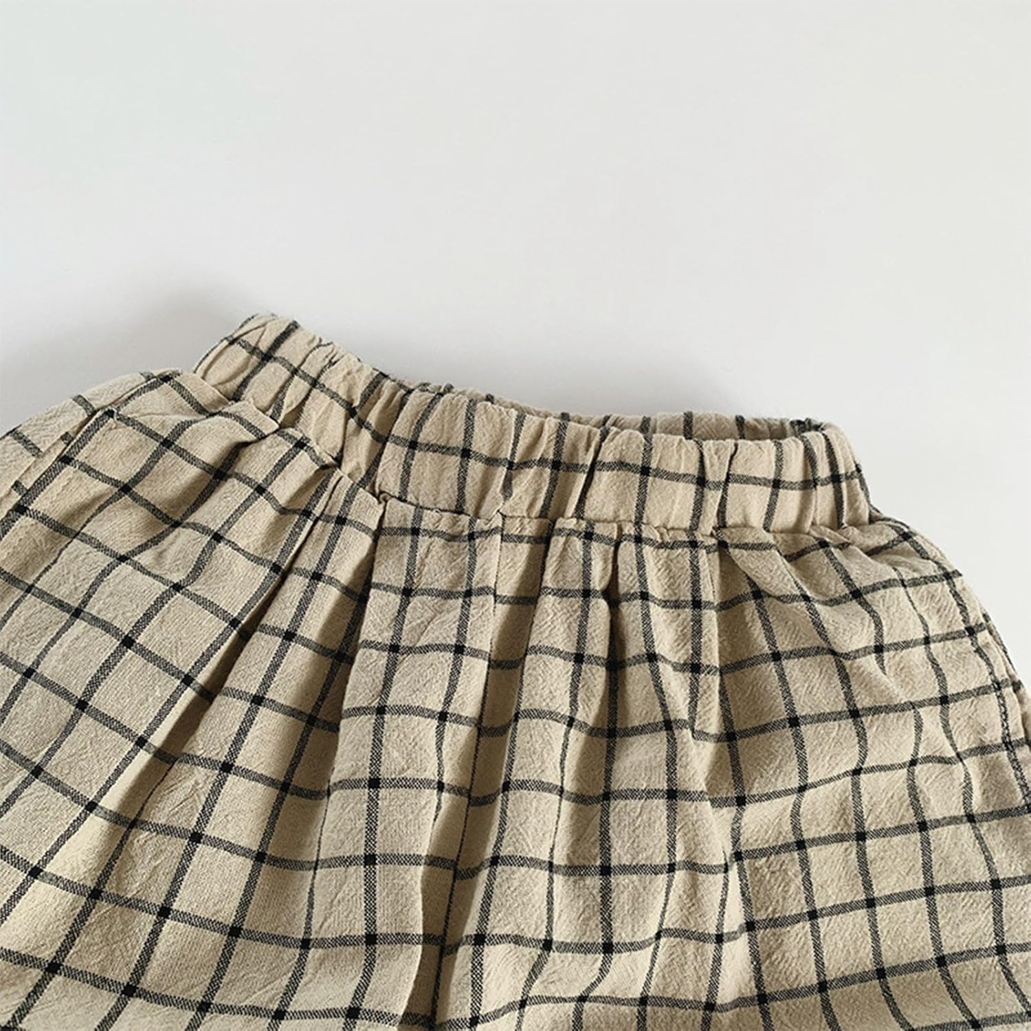 Comfortable Stripe Checkers Cotton Pants for Kids Boys Girls - AllDay Long
