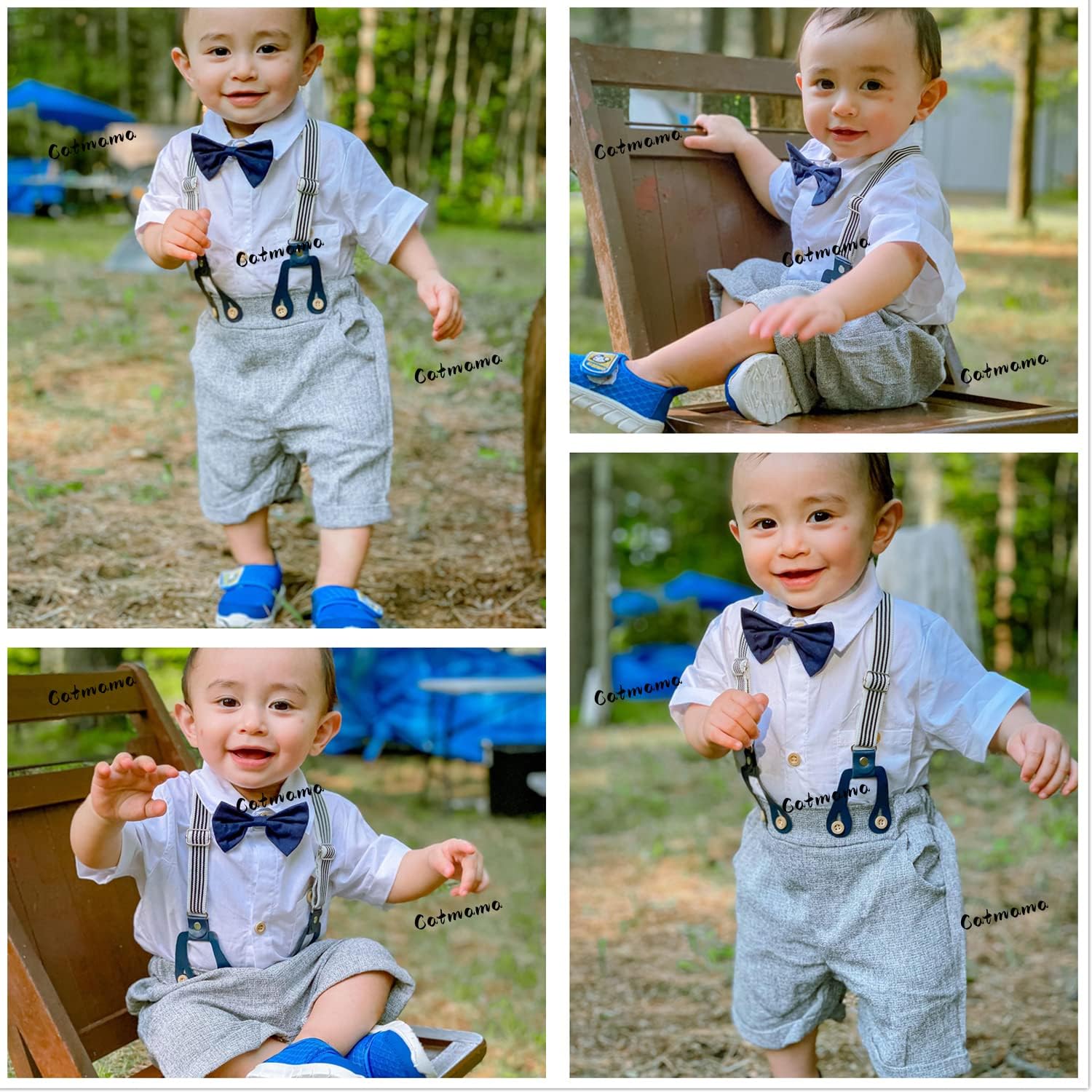 Newborn Baby Boy Tuxedo Outfit Moments