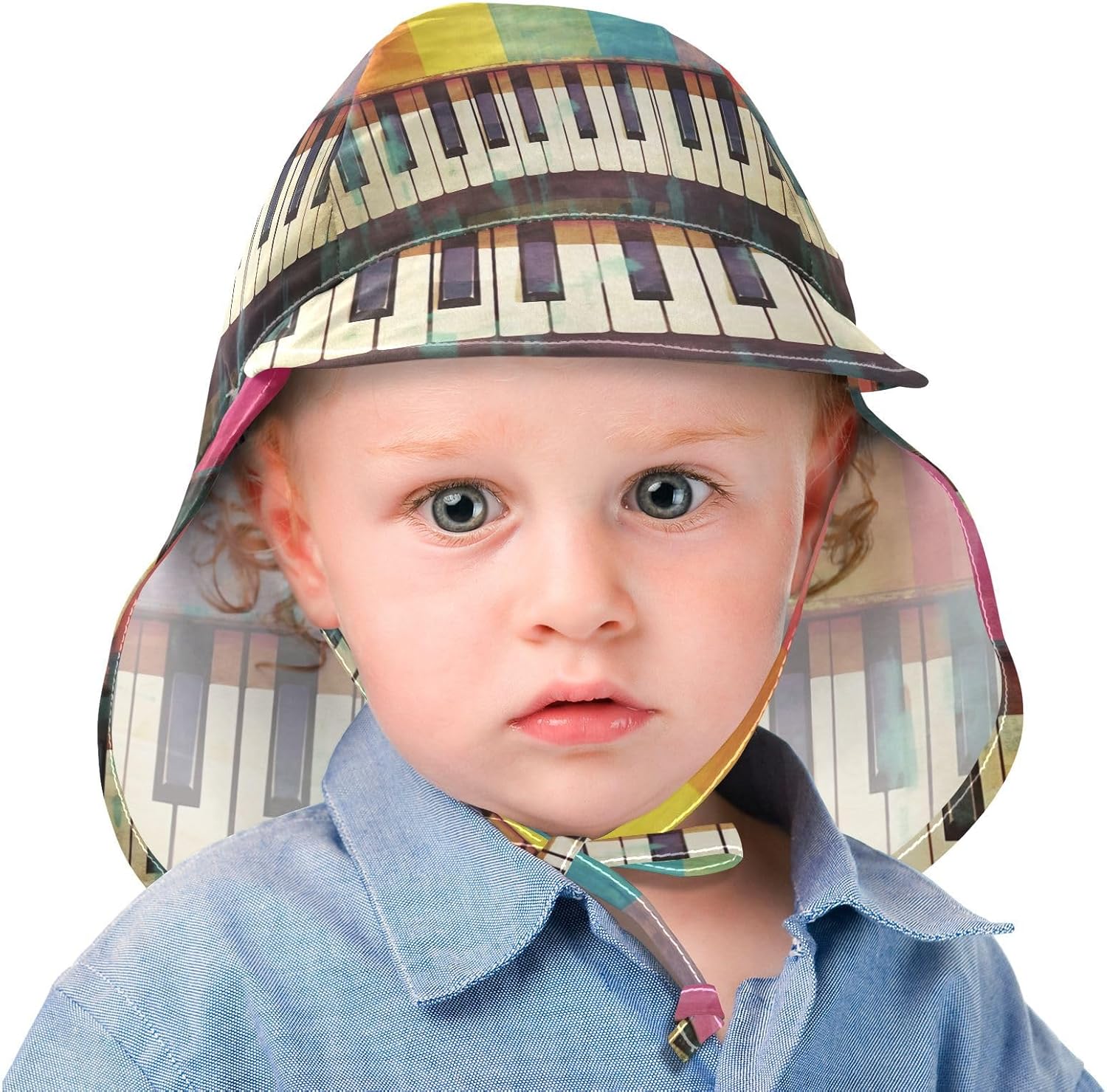 J JOYSAY UpF 50 Toddler Baby Sun Hat with Built-in Protection