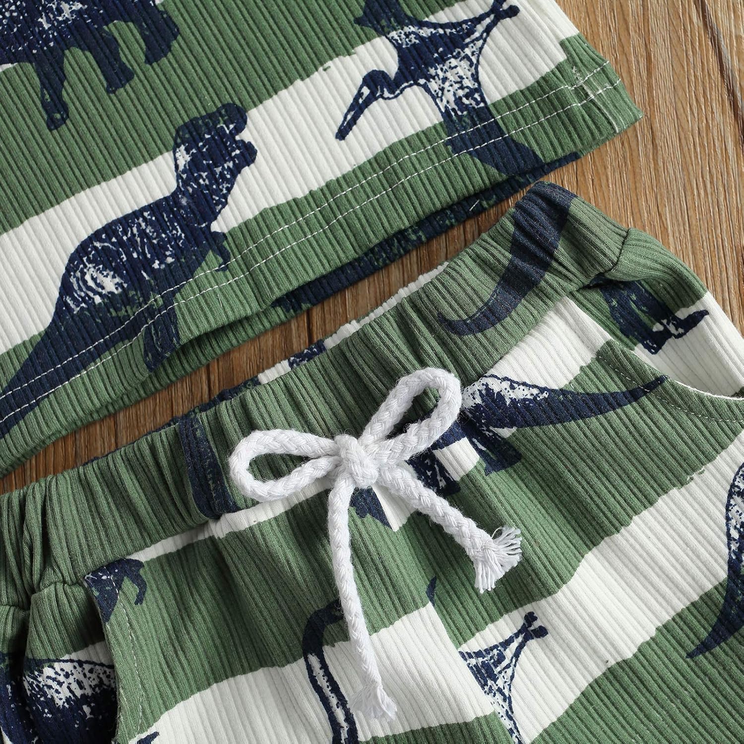 Madjtlqy Toddler Boy Summer dedeman Set
