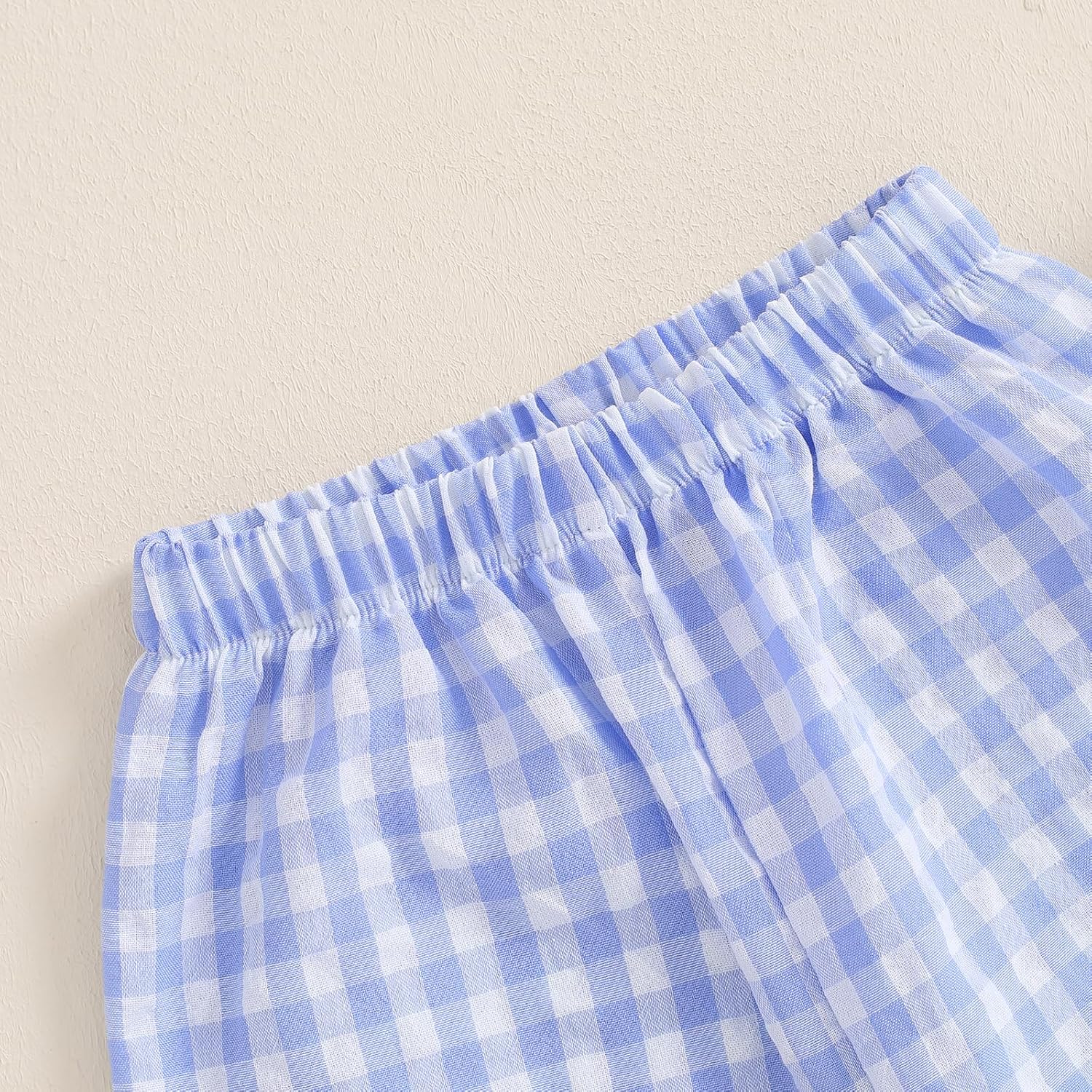 Toddler Plaid Linen Harem Pants for Boys Girls