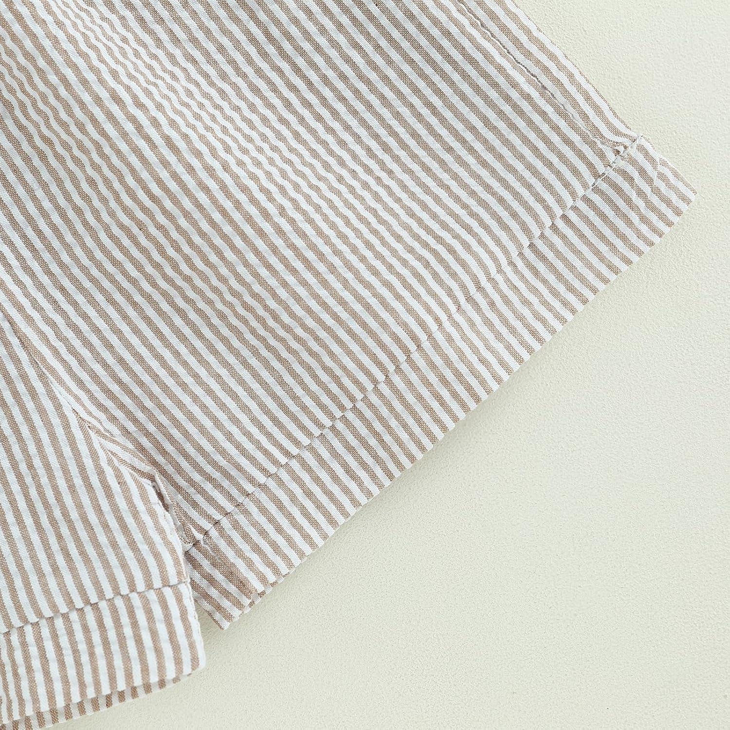 2Pcs Summer Outfits for Baby Boys Elastic Waistband Shorts Set