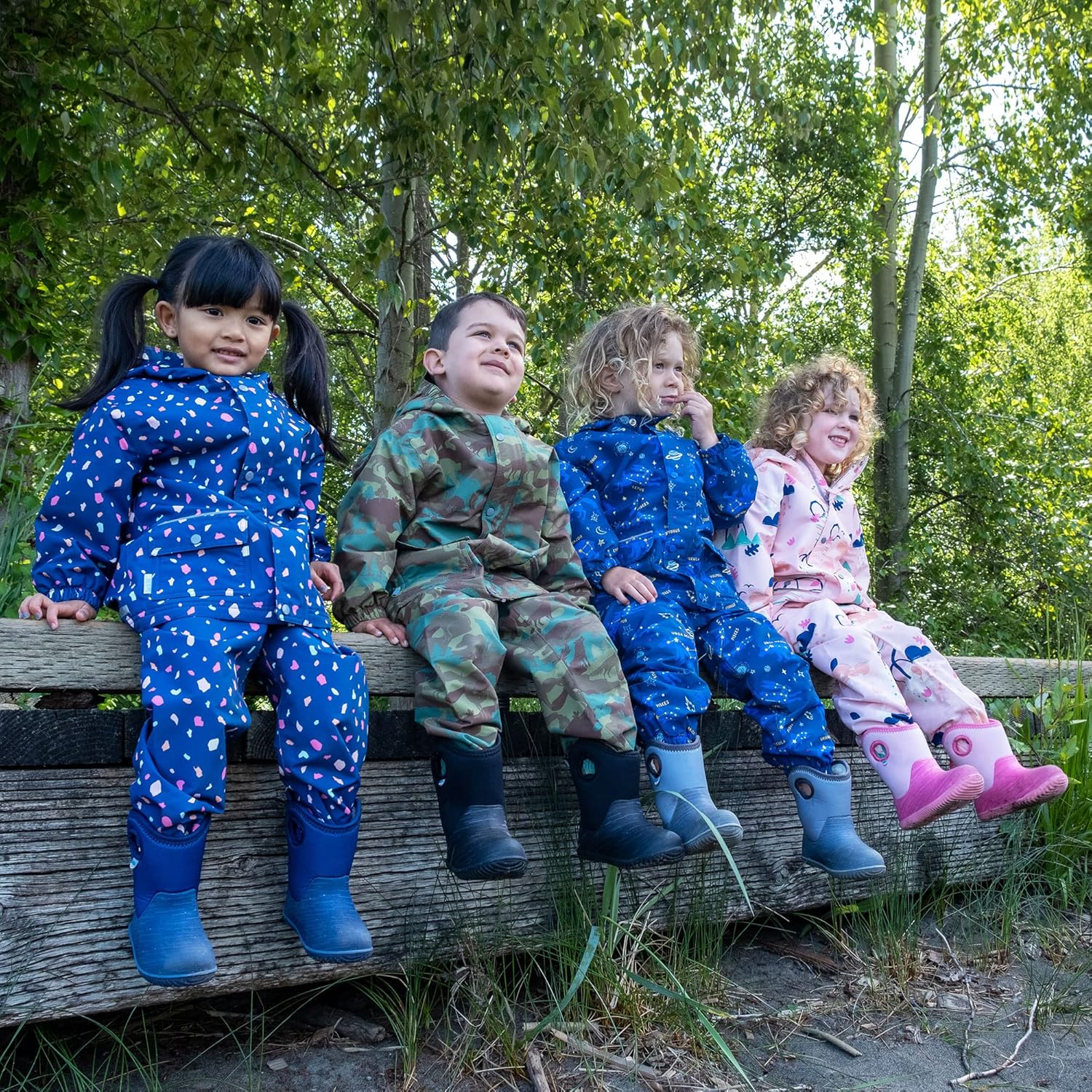 JAN JUL Waterproof Rain Pants for Boys