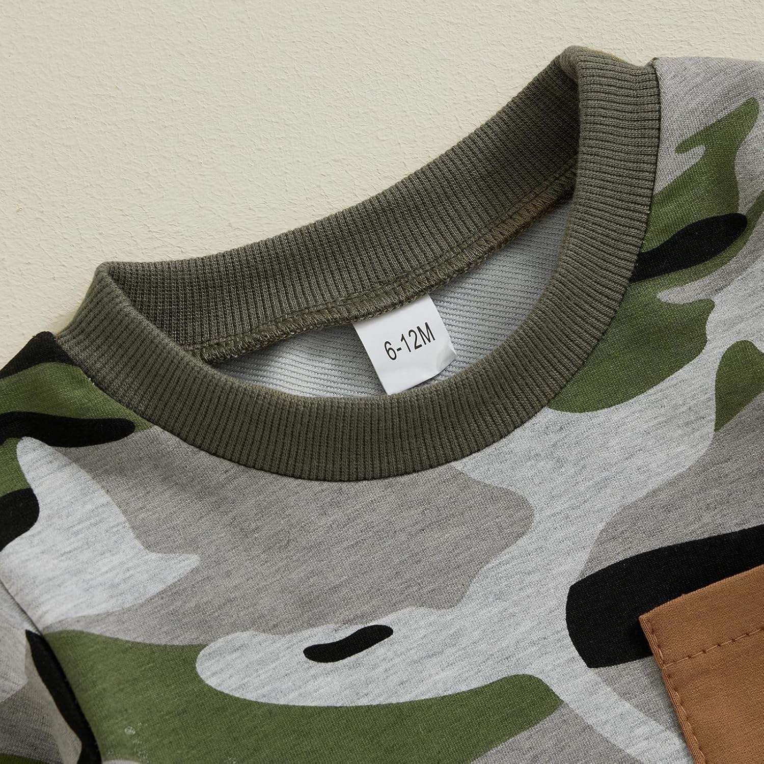 Pudcoco Toddler Fall Winter Camouflage outfit