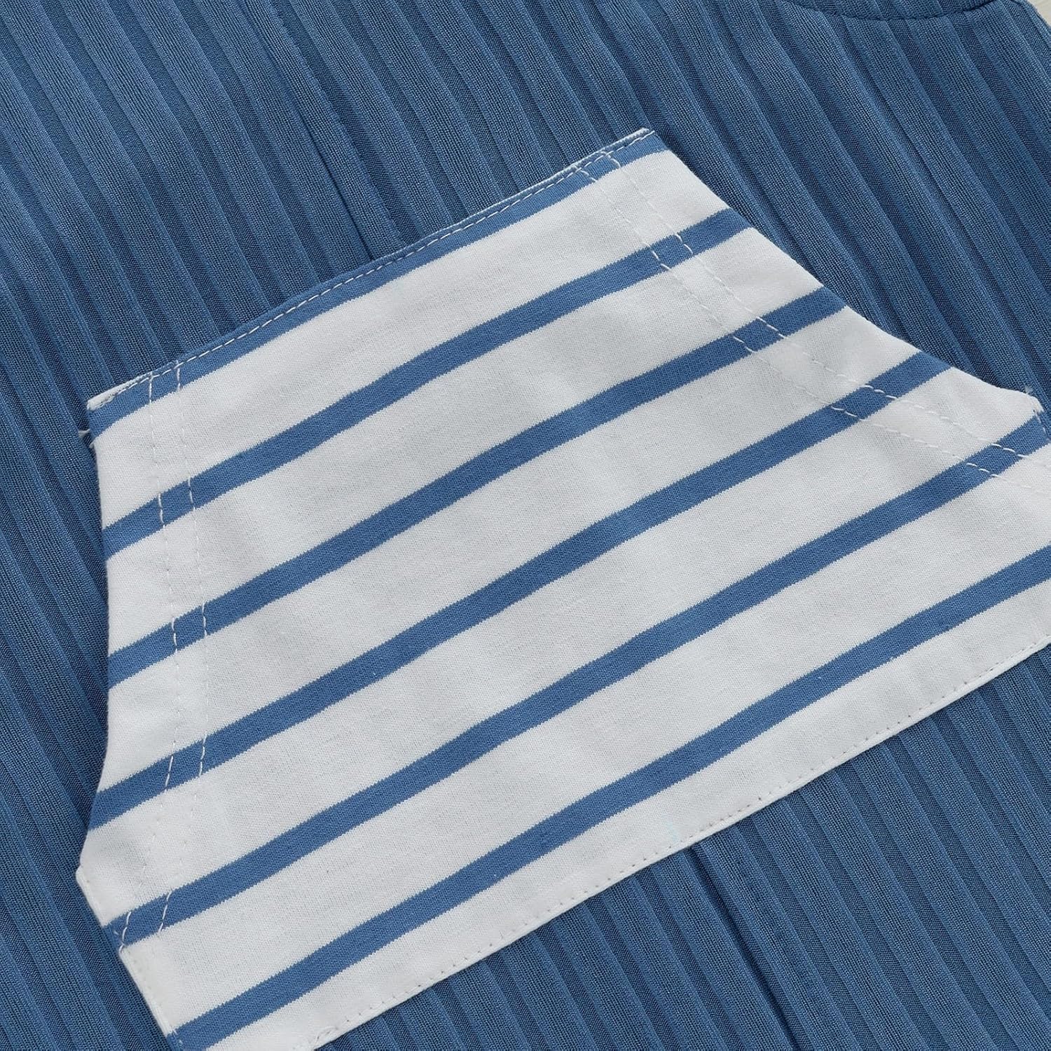 Newborn Boy Stripe Romper